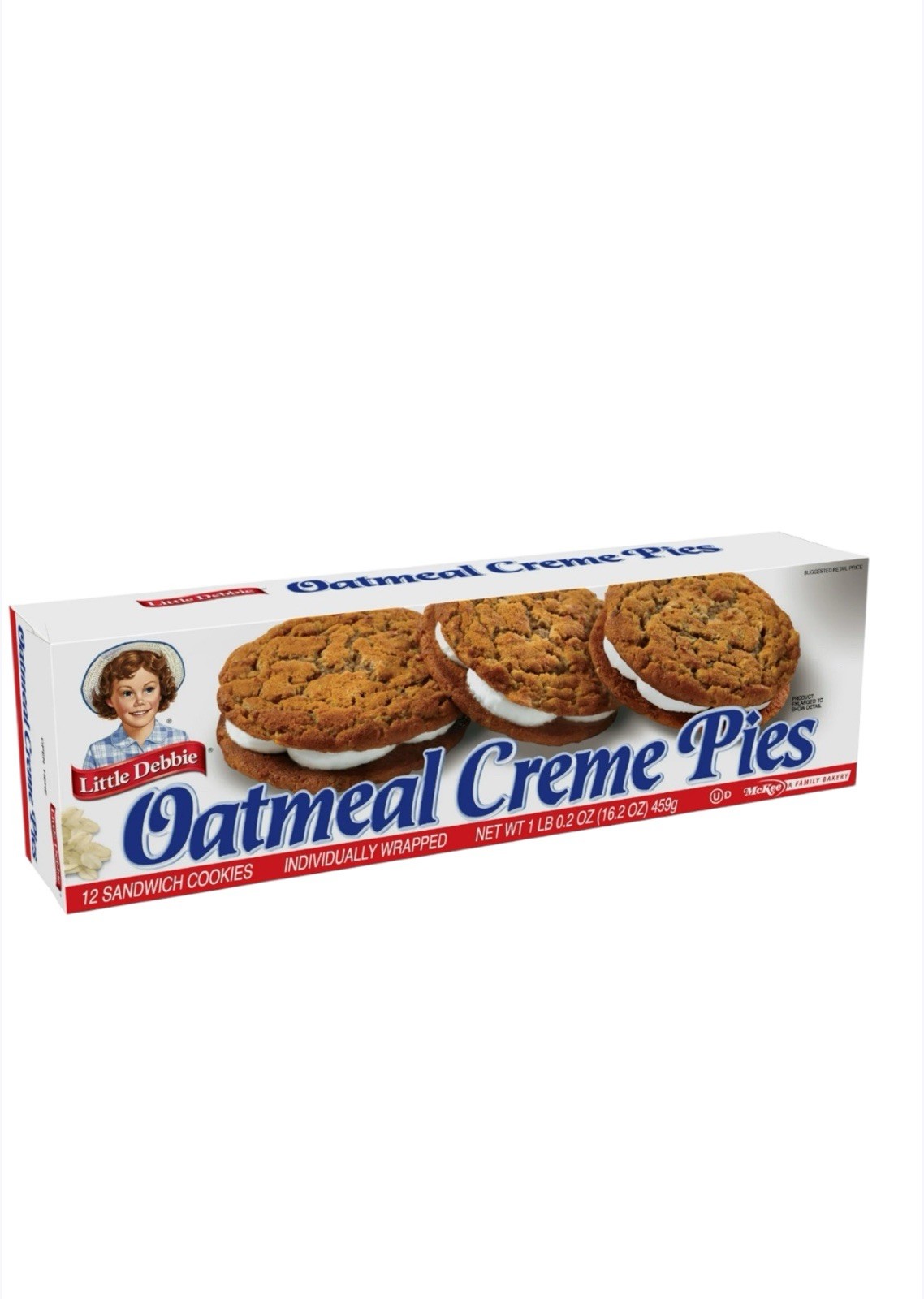 3 PK – Little Debbie Oatmeal Creme Pies • Individually Wrapped 16.2 oz