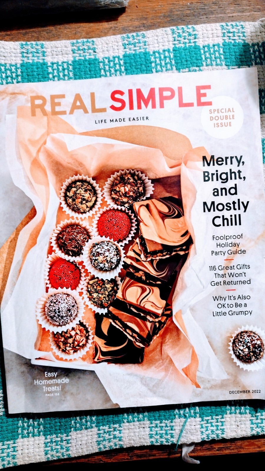 REAL SIMPLE SPECIAL DOUBLE ISSUE PAPERBACK DECEMBER 2022