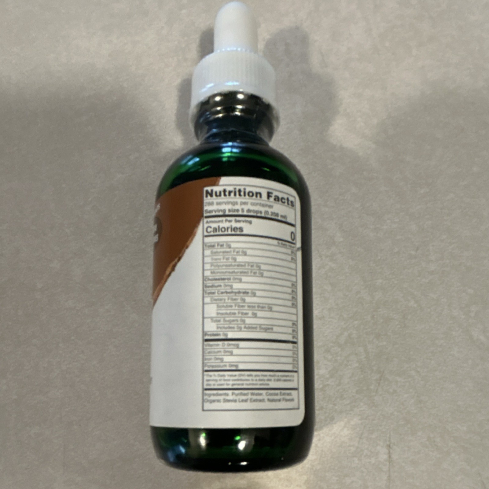 SweetLeaf Sweet Drops Chocolate Stevia Liquid Sugar Substitute 2 fl oz Non-GMO