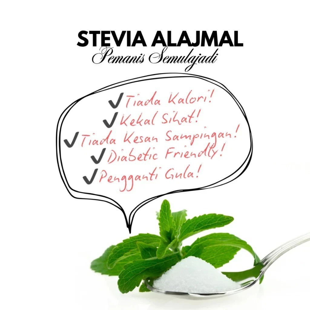 5x Stevia Ajmal 10ml Liquid Sweetener Zero Calorie Sugar Replacement Halal