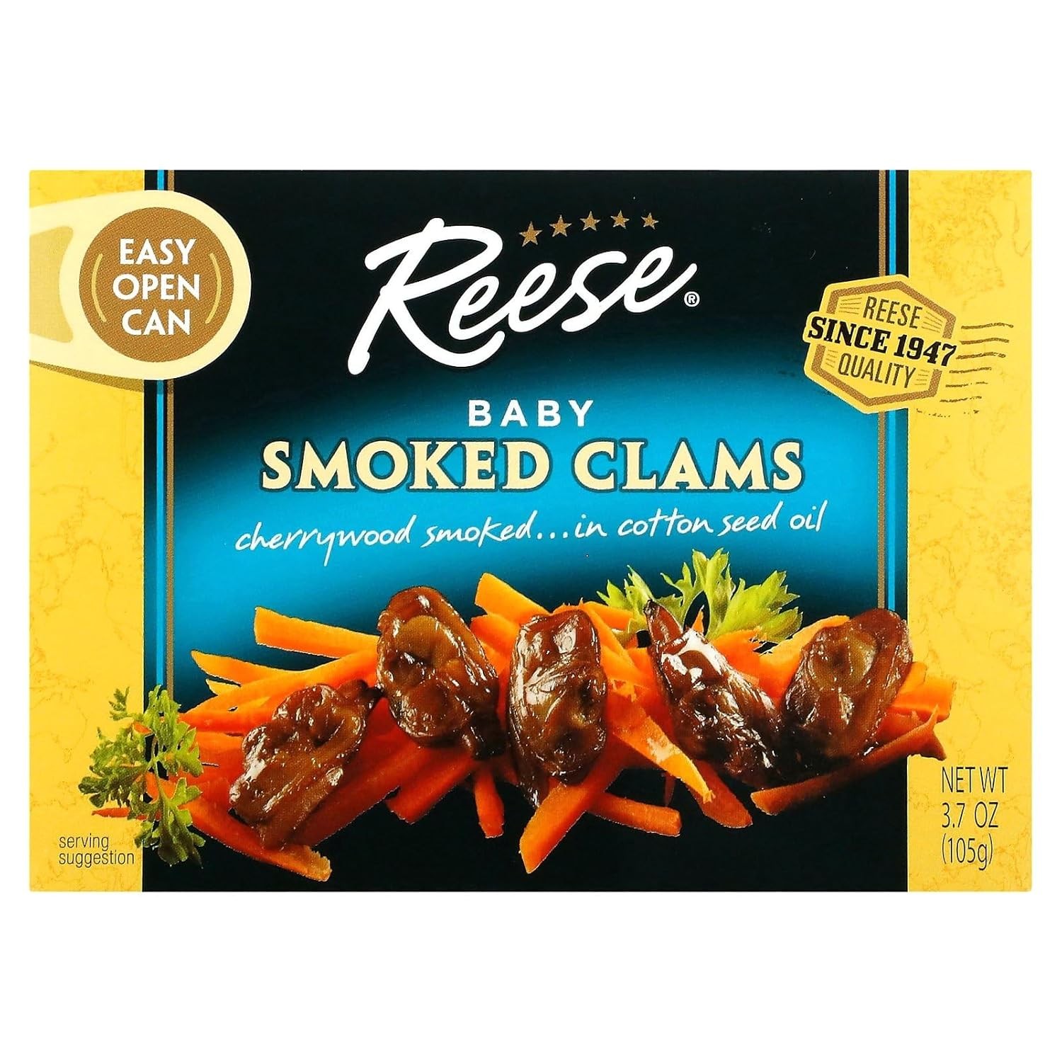 REESE Clam Baby Smoked 3.7 oz (Pack of 10)