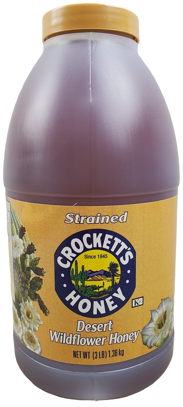 Crockett Honey Raw and Unfiltered Arizona Desert 48 Ounce (Pack of 1)