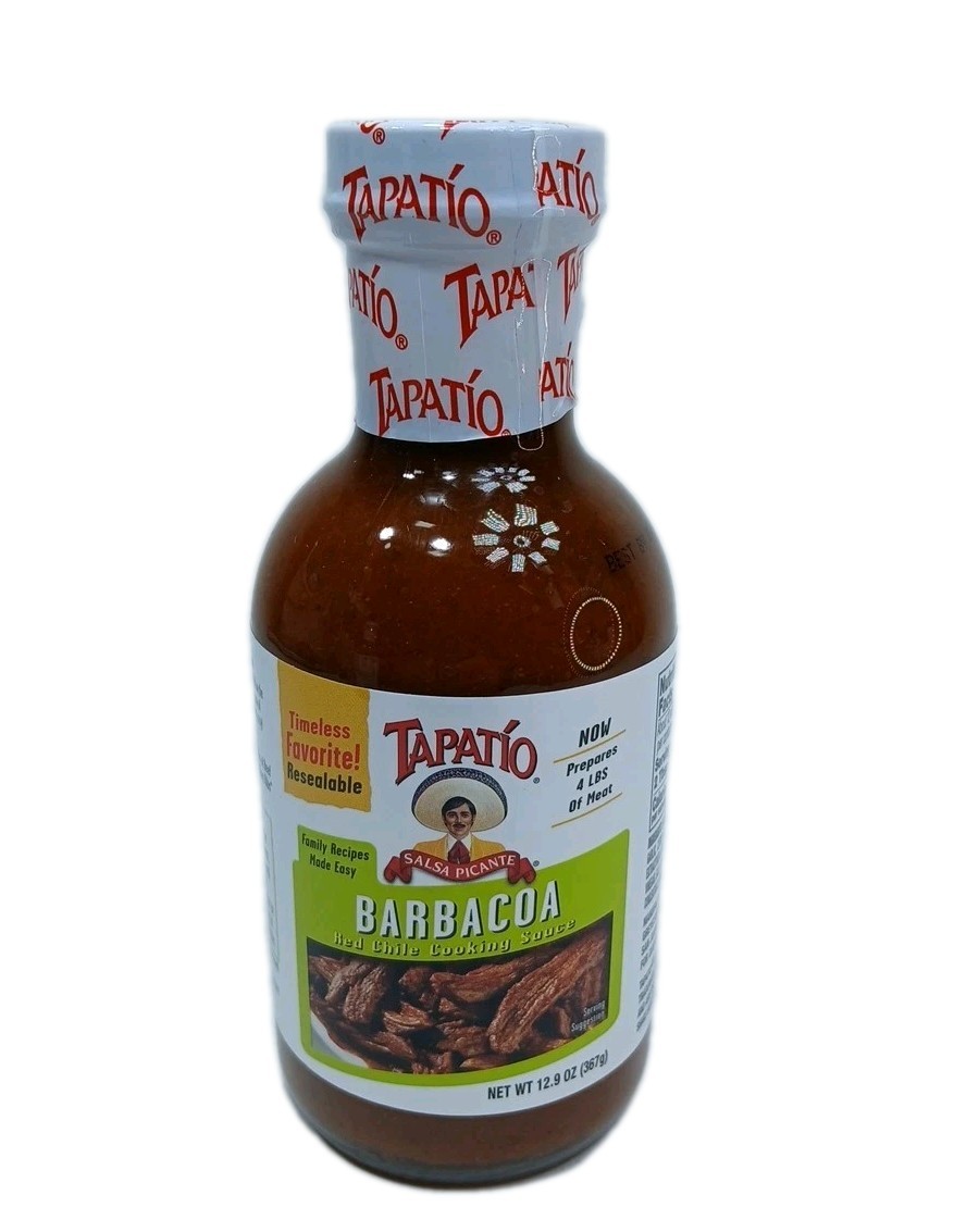 1 ~ Tapatio Barbacoa Red Chile Cooking Sauce 12.9oz each. ( Family Recipe