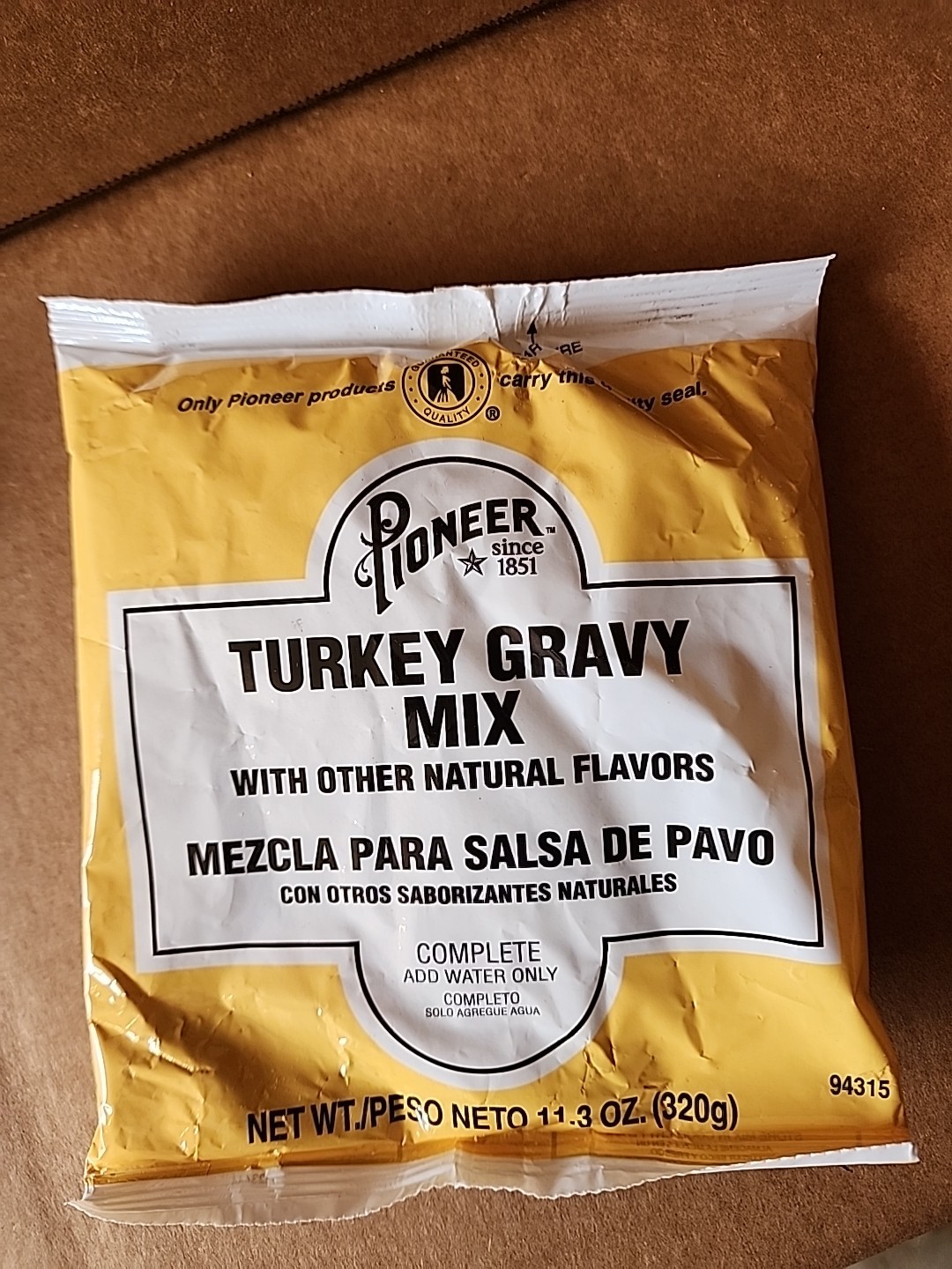 Pioneer Turkey Gravy Mix 14 Ounces Per Pack – 6 Per Case