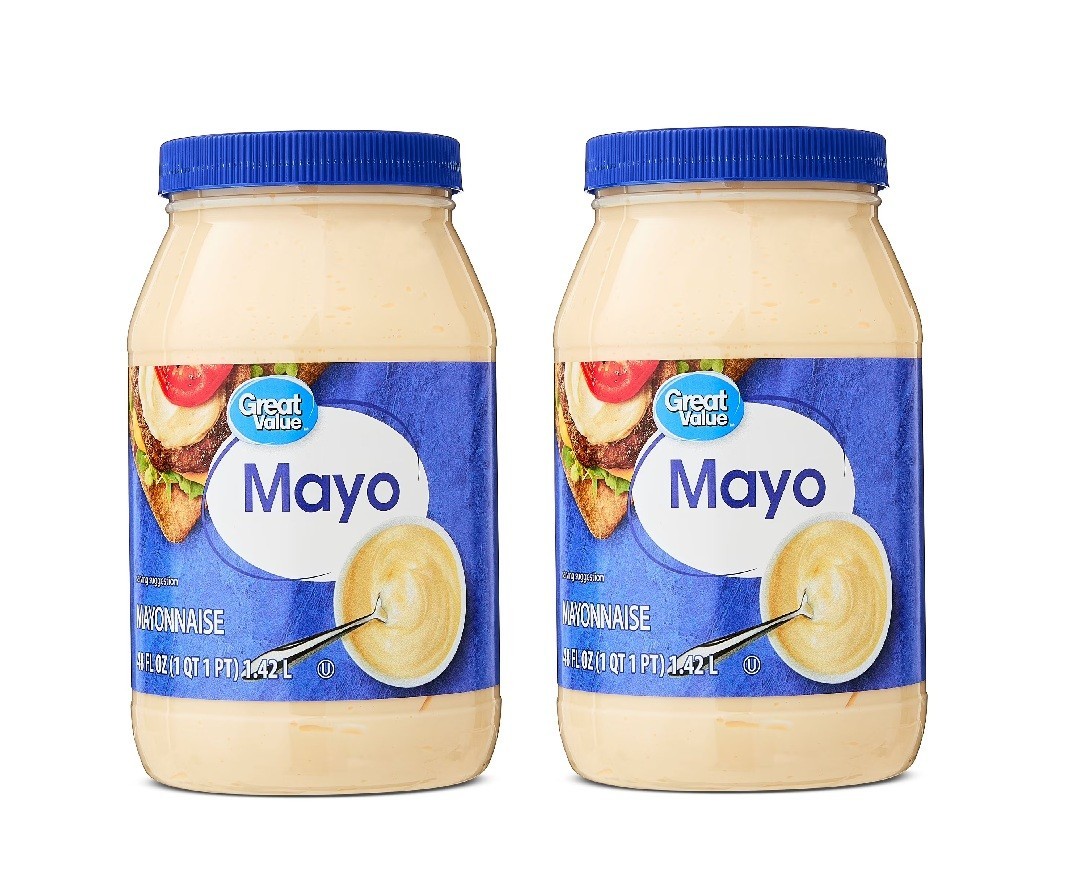 Great Value Mayonnaise, 48 fluid ounces Pack of 2