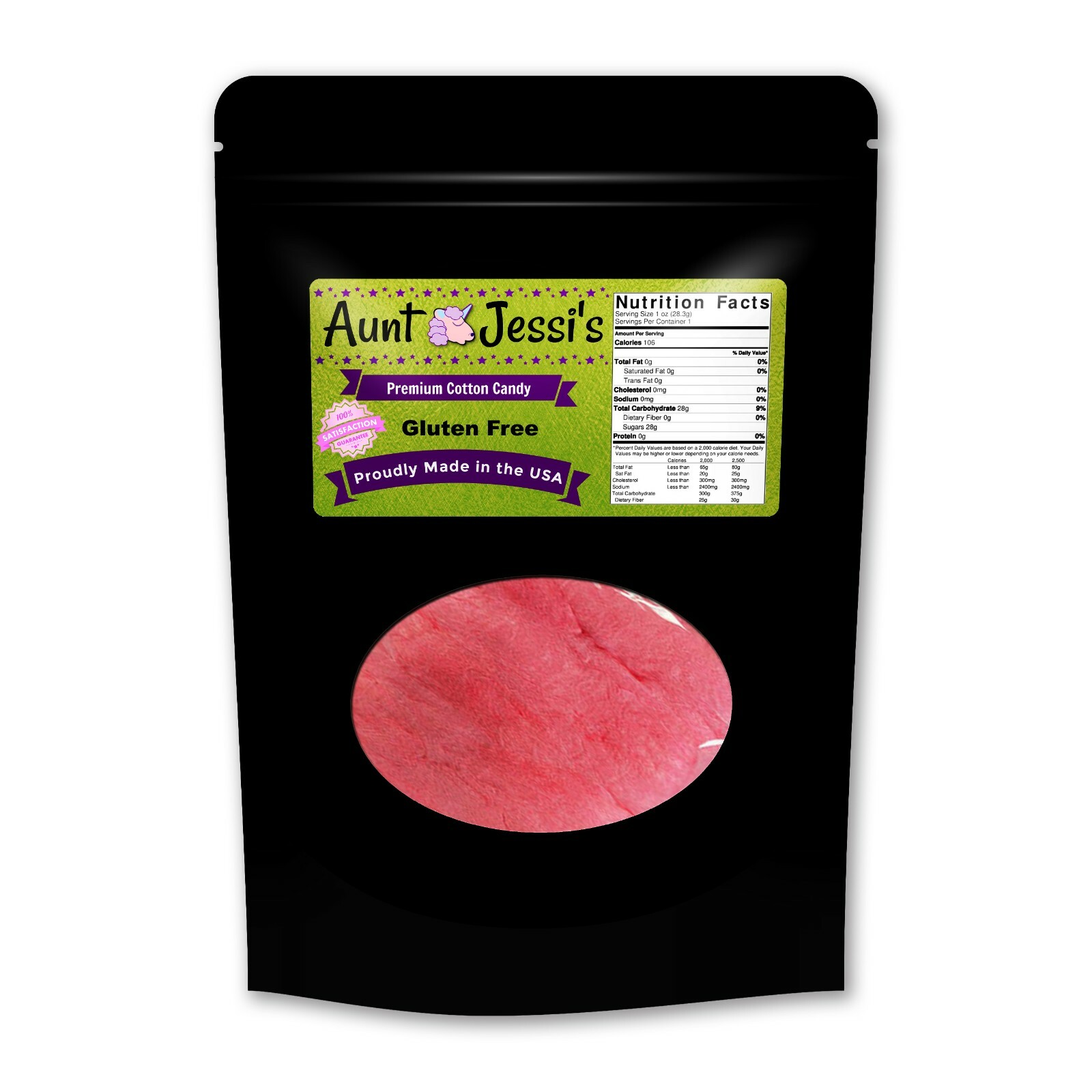 Munch Santa’s Sack Cotton Candy – Funny Stocking Stuffer, Weird Gag Gift for Men