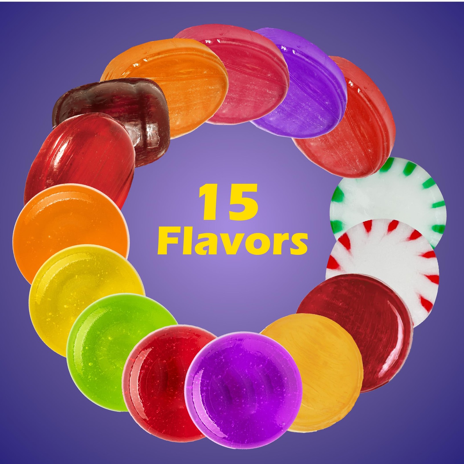 Old Fashioned Hard Candy Assortment – 2 Pound Bulk Pack (130 Count) – Nostalg…