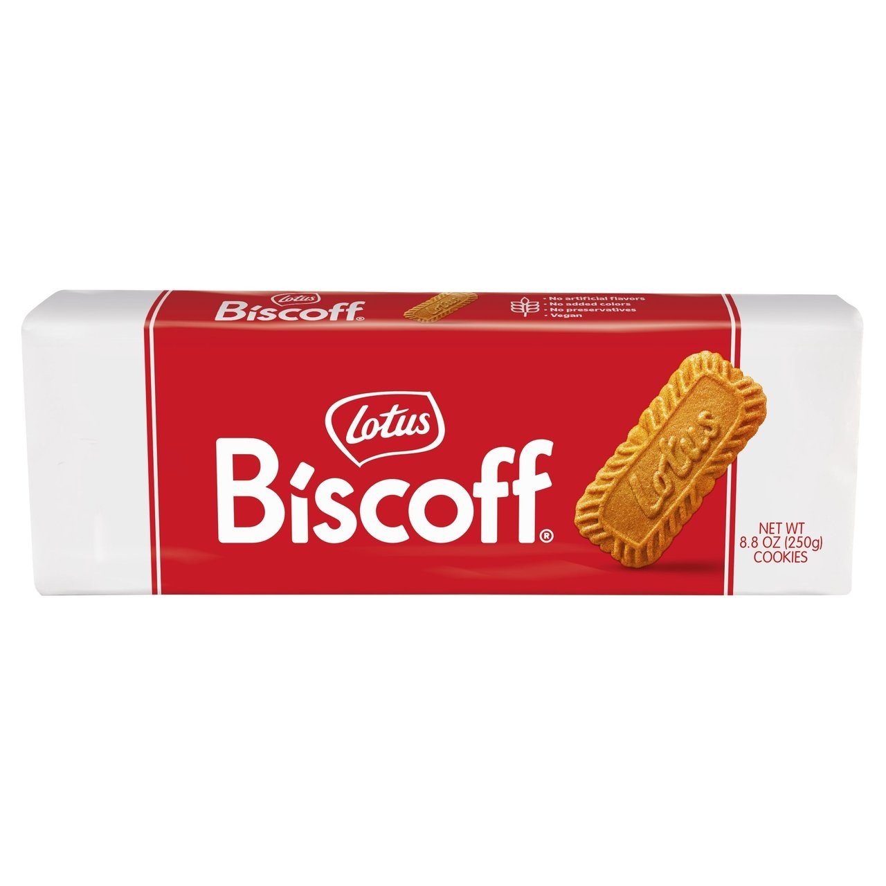 Lotus Biscoff Cookies Box, 4 x 8.8oz Packs, 35.2oz Total
