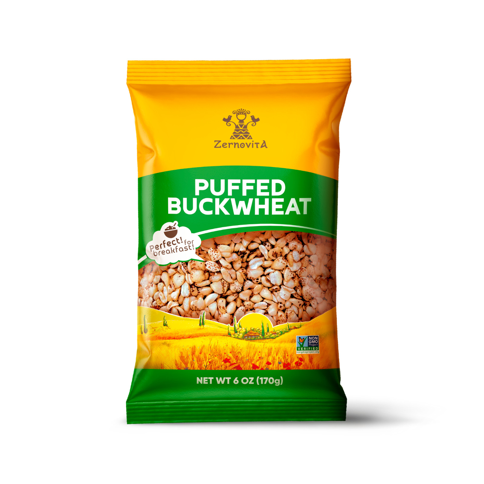 Puffed Buckwheat Zernovita, 5 packs