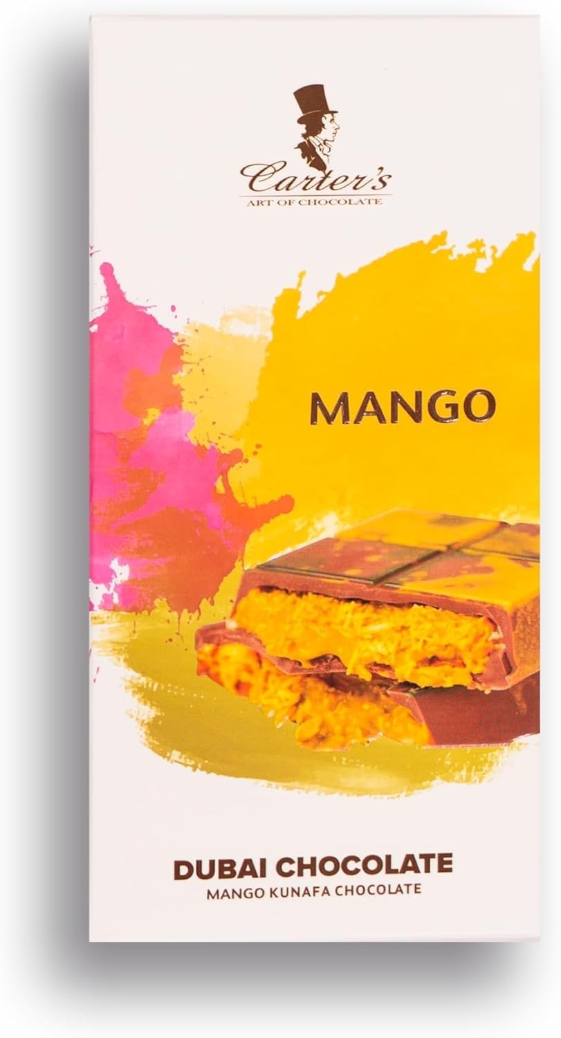 Dubai Chocolate with Rich Mango Filling and Crispy Kunafa 210g