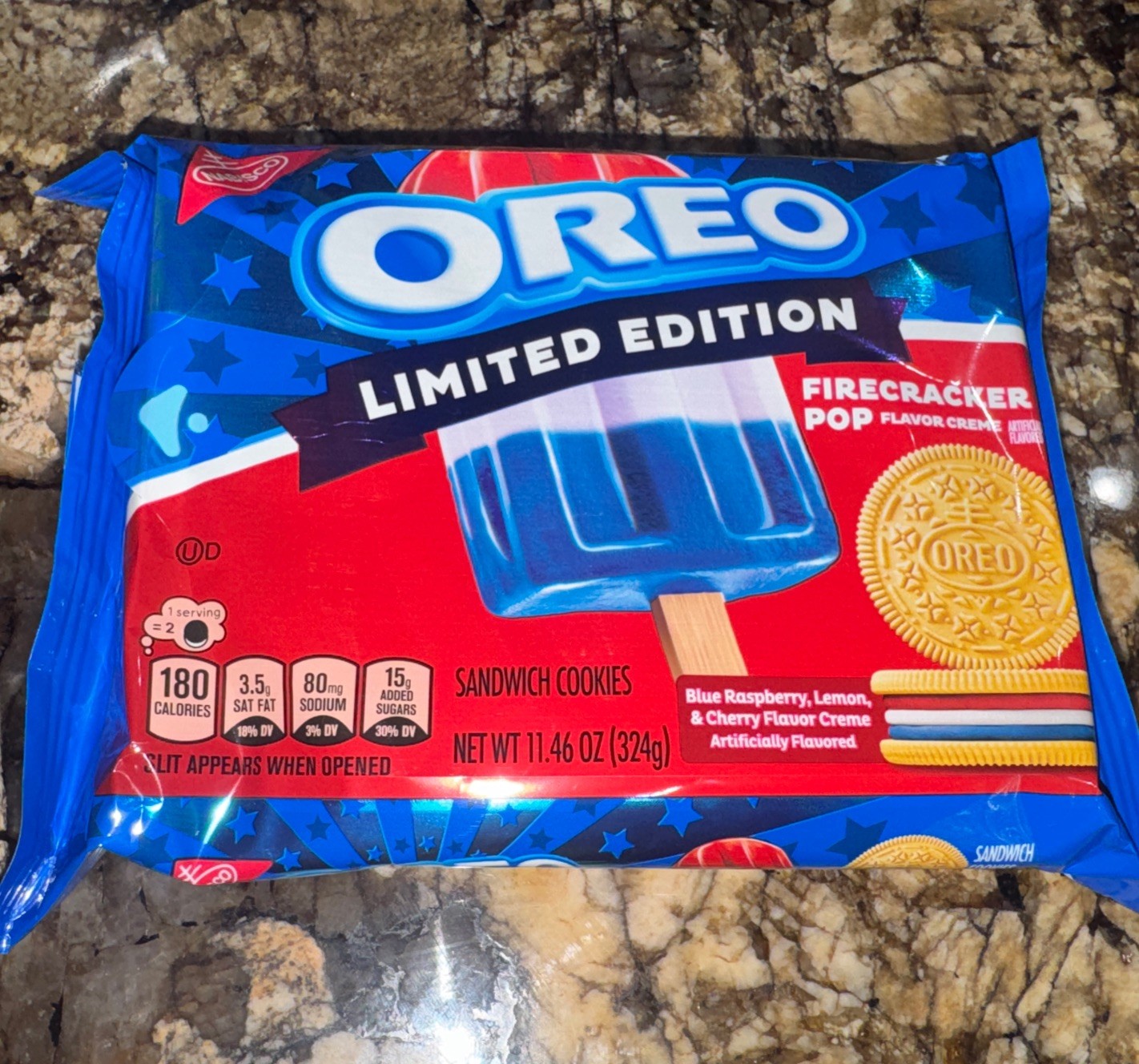 Oreo Cookies Firecracker Pop Limited Edition 11.46 OZ New Sealed
