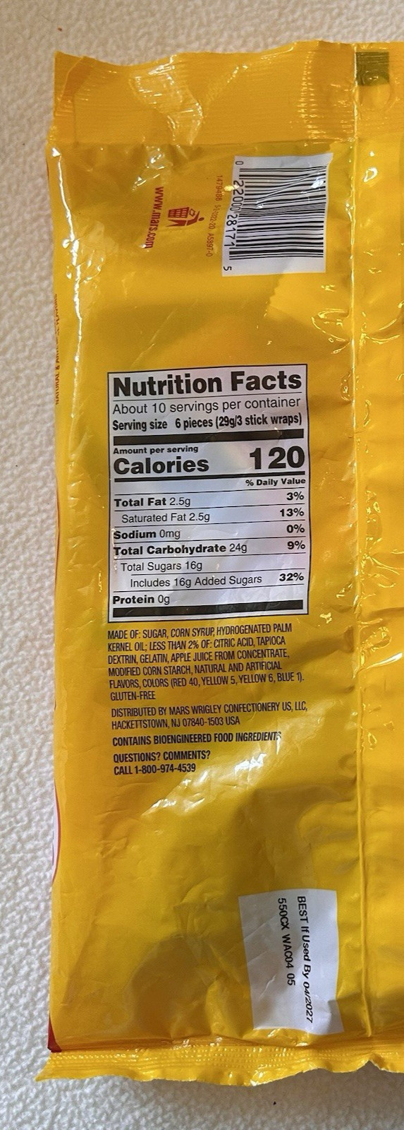 Starburst Original Fun Size Chewy Candy 10.58 oz Bag 🍒🍊🍓🍋 Yummy Fruit Flavor