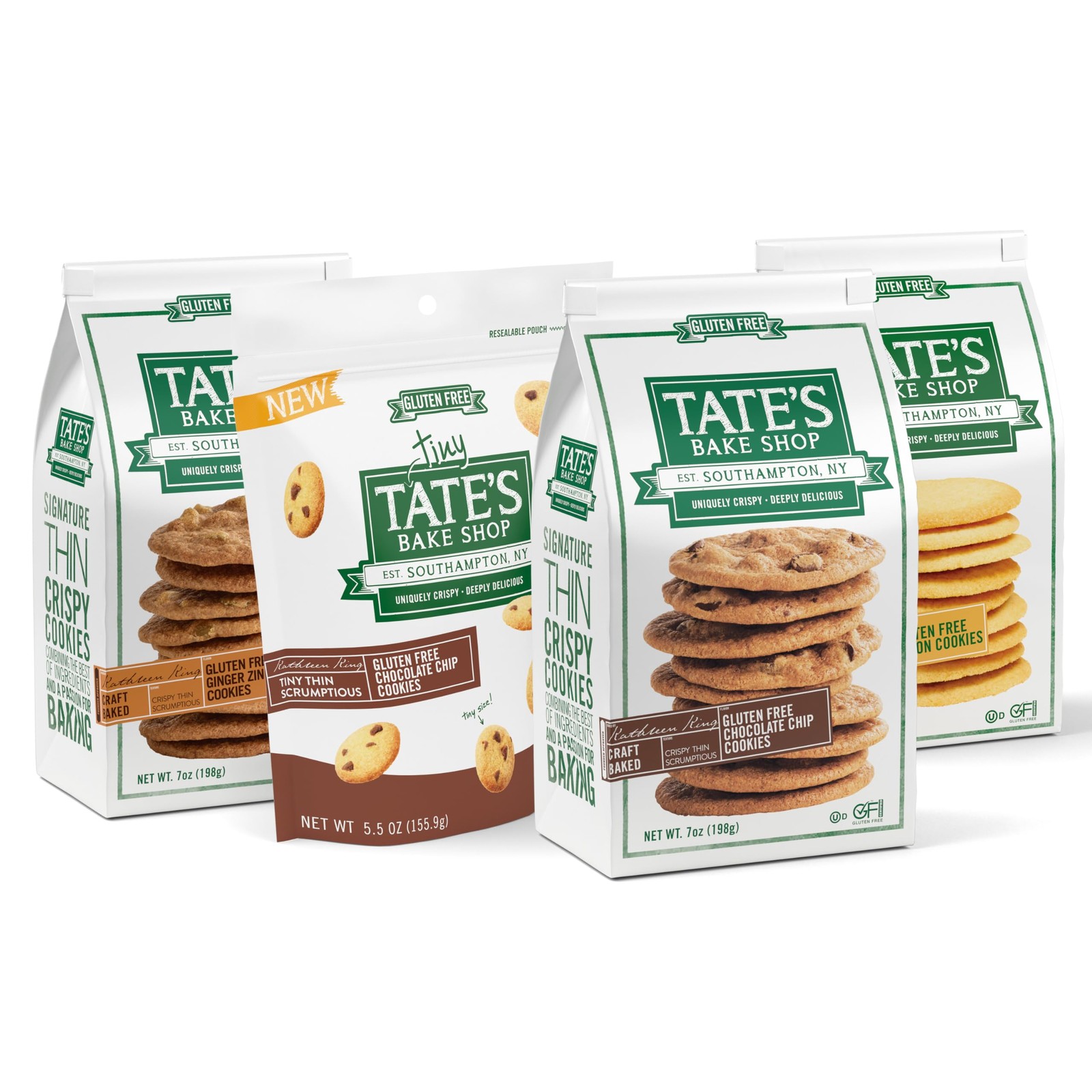 Gluten Free Cookies Variety Pack, Lemon, Ginger Zinger, Chocolate Chip, and T…