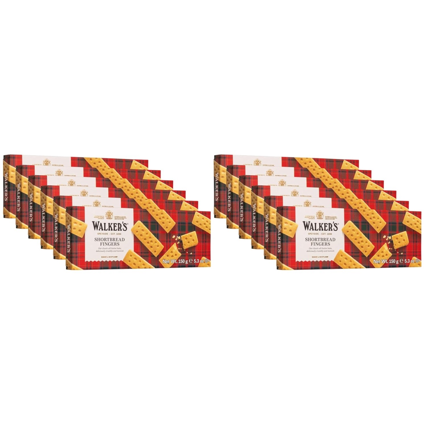 Walker’s Shortbread Fingers, 5.3oz 6ct – Pack of 2