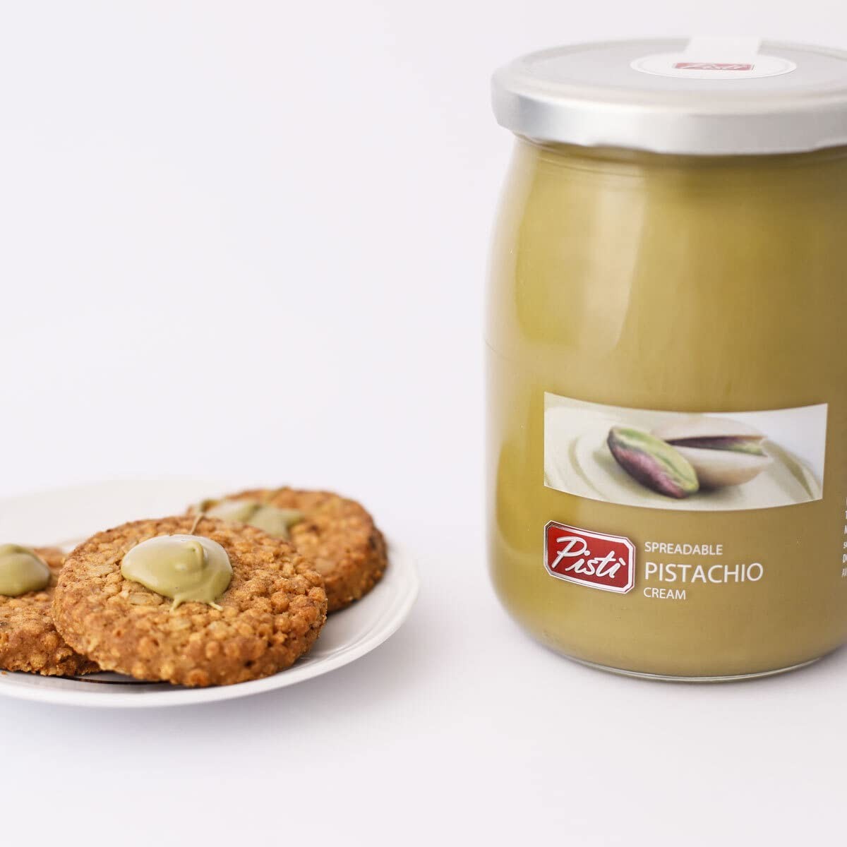 Pisti Cream of Pistachio from Sicily 21.2 Ounce 4 PACK