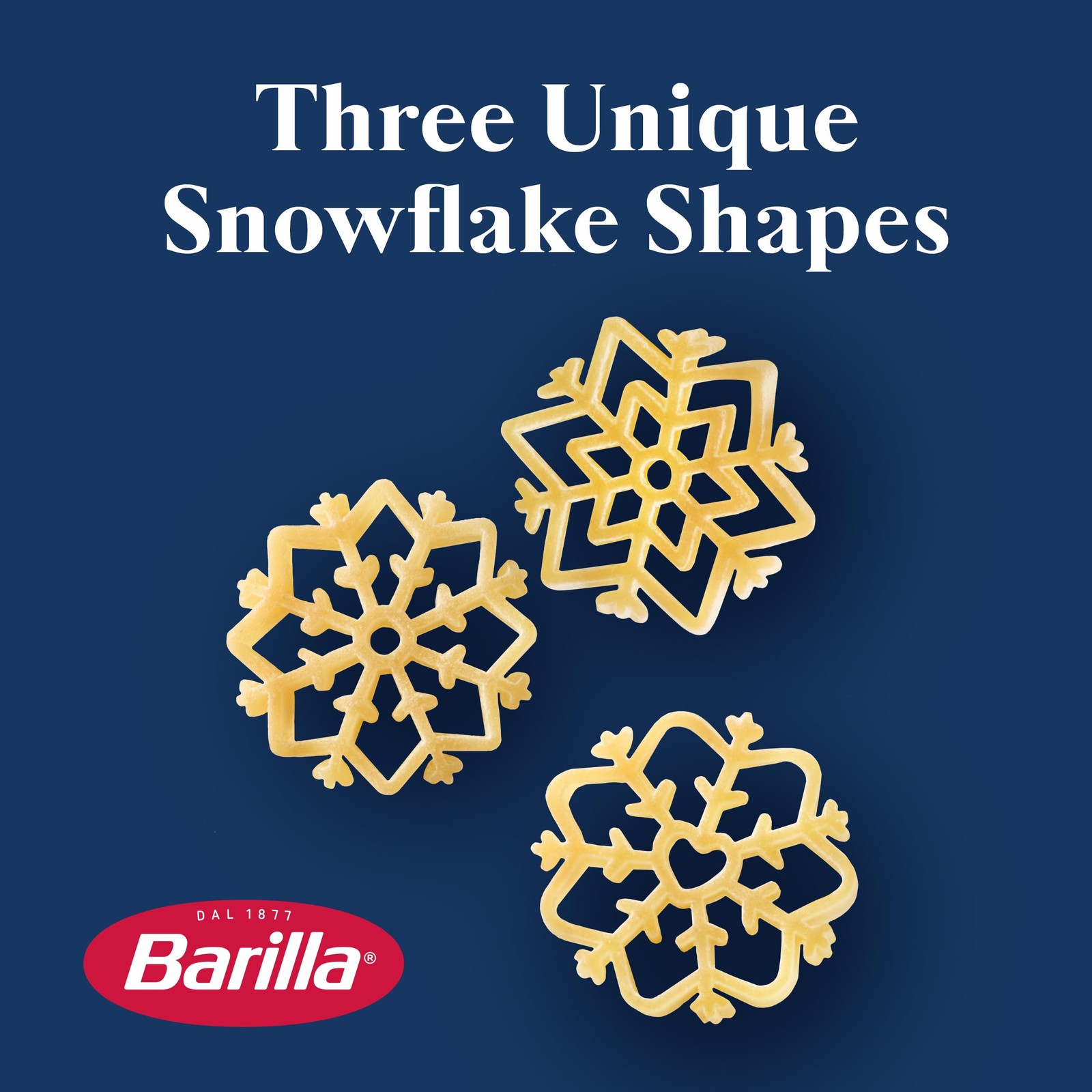 Barilla, Limited Edition Snowfall Pasta, 12 Ounce 12 (Pack of 1)
