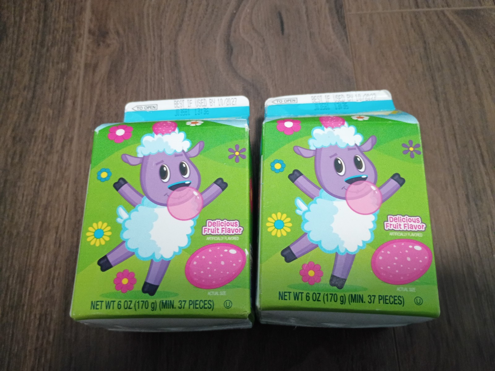 TWO easter Dubble Bubble Egg Shaped Gum (6 oz) EXP 10/2027