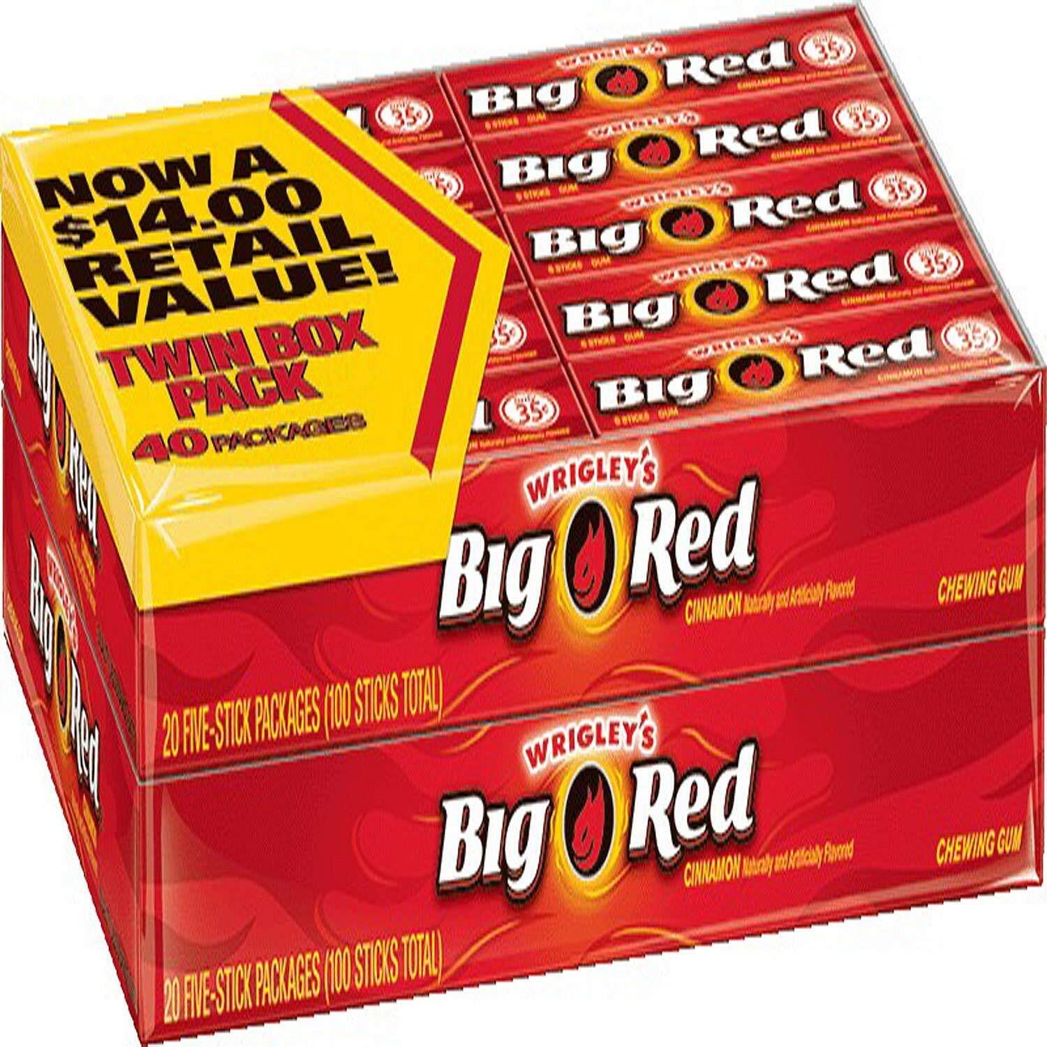 Big Red cinnamon 40 pack