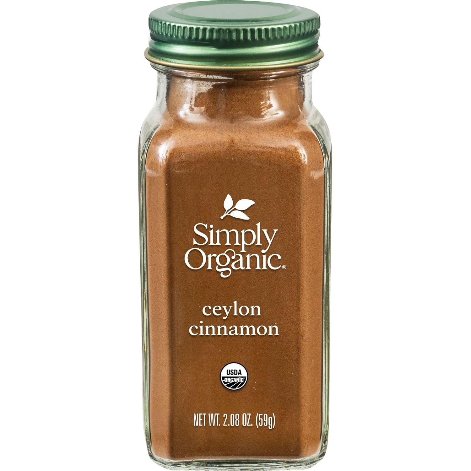 «Simply Organic Ceylon Ground Cinnamon, 2.08 Ounce, Non-GMO Organic Cinnamon