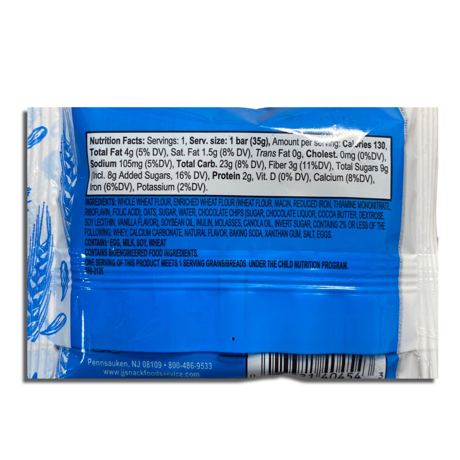Oatmeal Chocolate Chip Mini Benefit Bars by Readi-Bake 1.25 Ounce | Value Pack