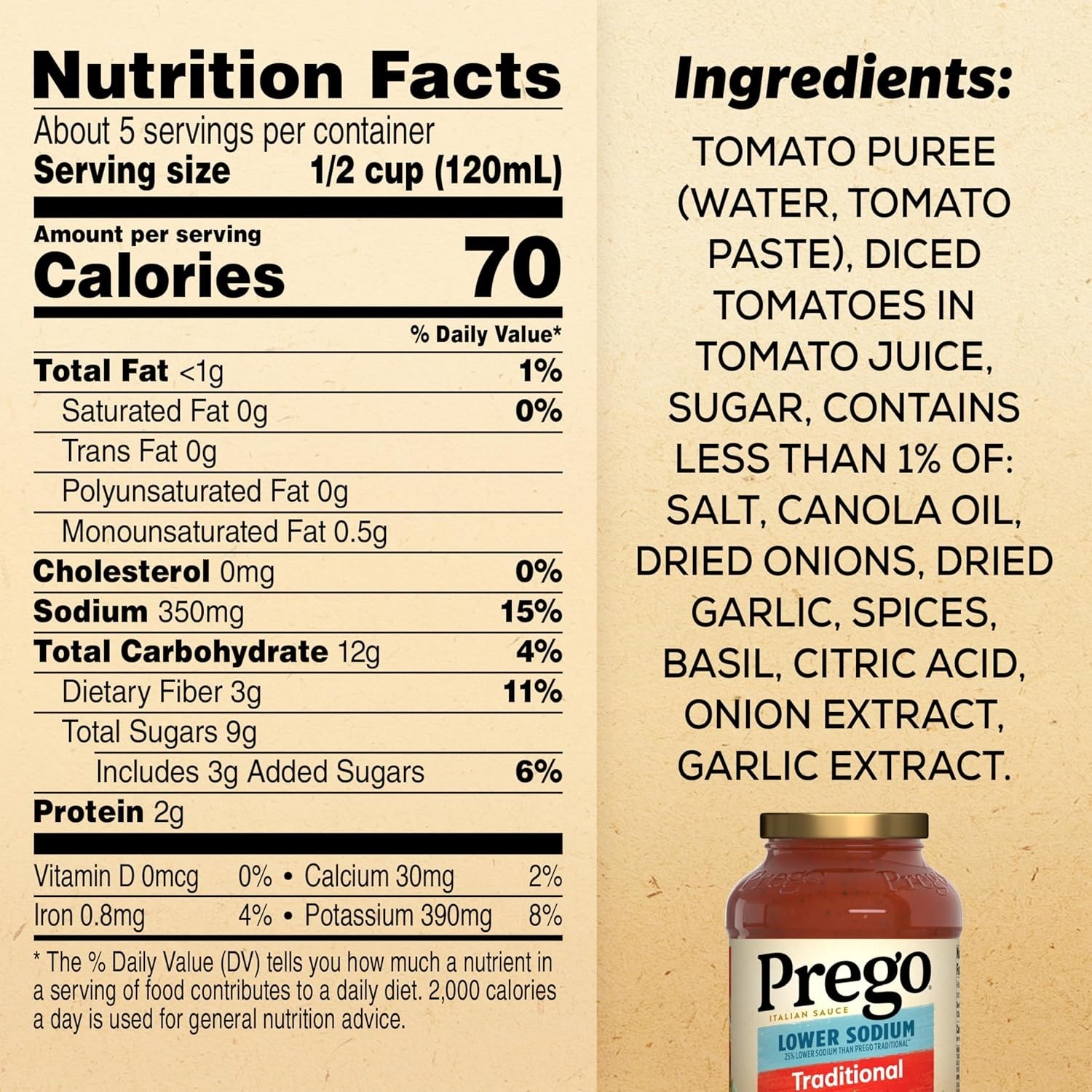 Delicious 23.5 oz Pasta Sauce – Gluten-Free with No Artificial Colors
