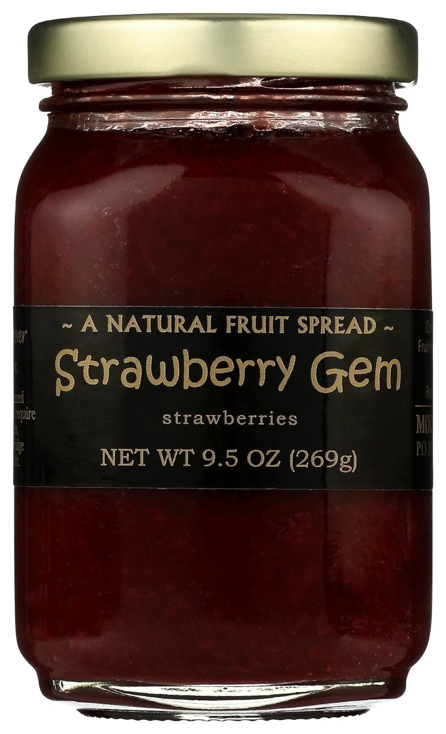 Mountain Fruit Company Natural Fruit Spread Jam & Jelly 9.5 Ounce