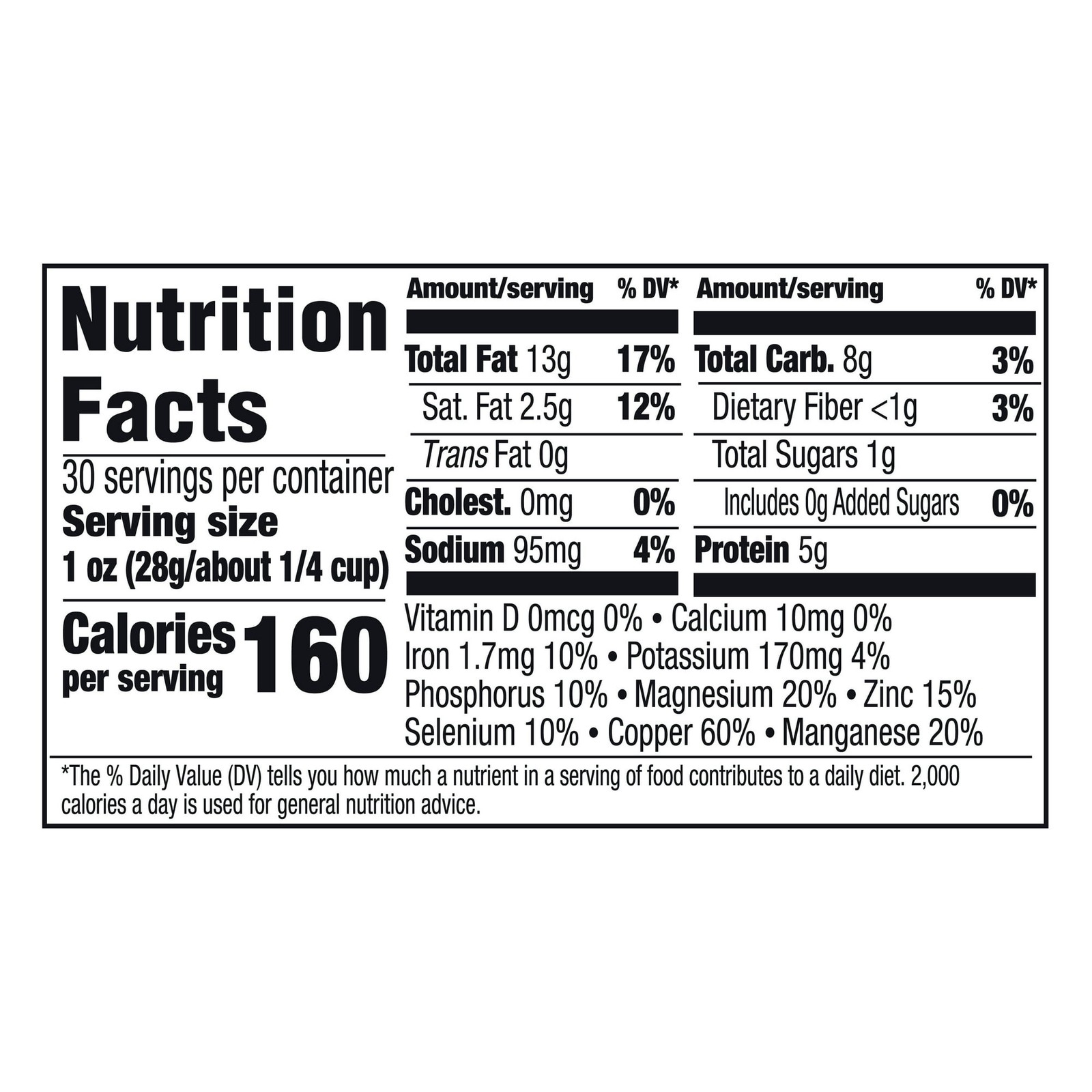 Great Value Deluxe Cashews, 30 oz…