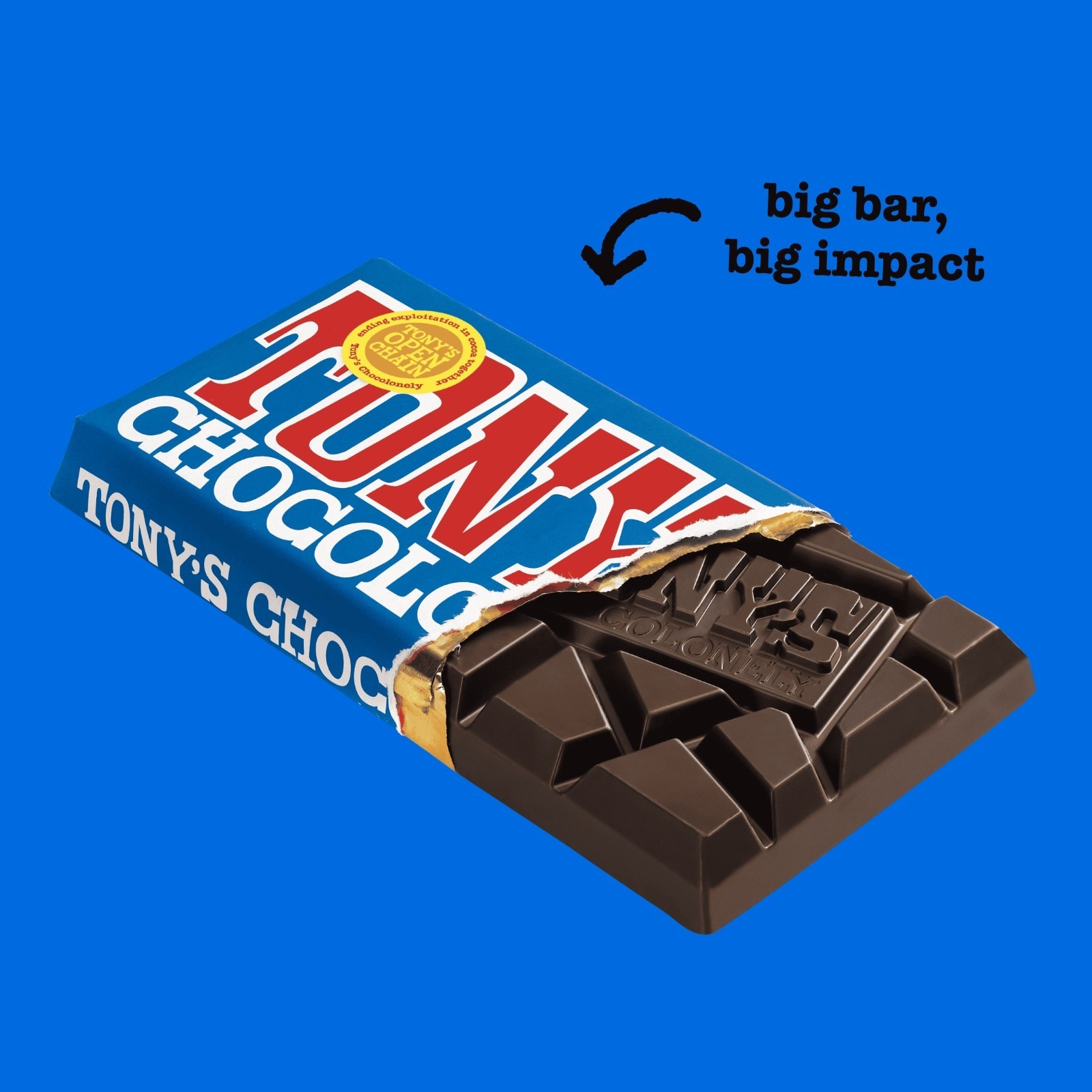 2 Pack Tony’s Chocolonely 70% Dark Chocolate Bar 6.35 oz Fairtrade Traceable