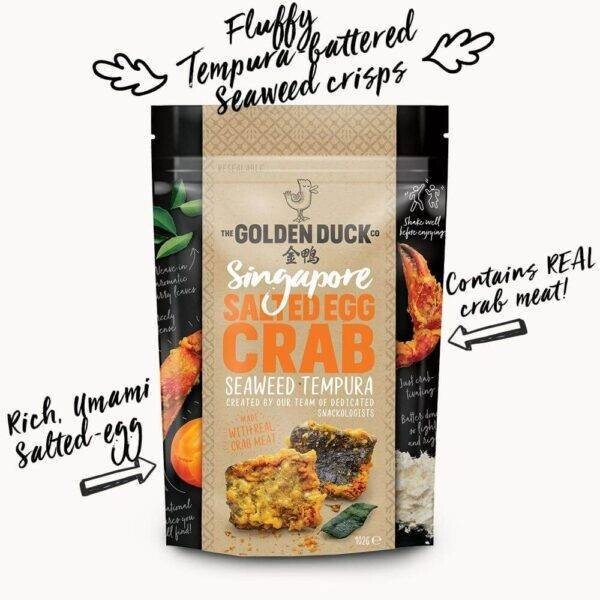 The Golden Duck Salted Egg Crab Seaweed Tempura (105g) FREE SHIP