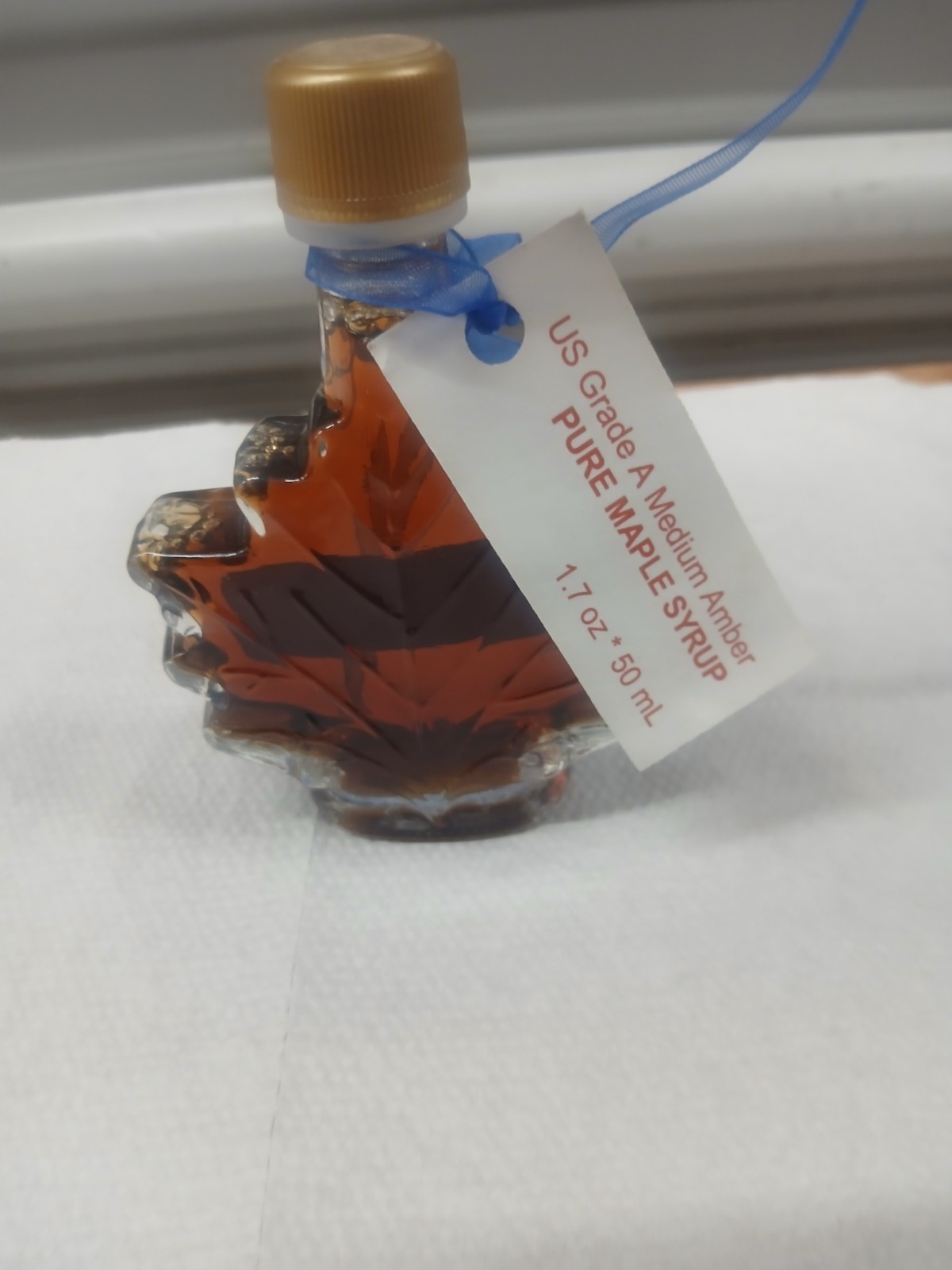 Pure Maple Syrup 100 Percent Pure And Organic 1.7 Ounce 50 ml.
