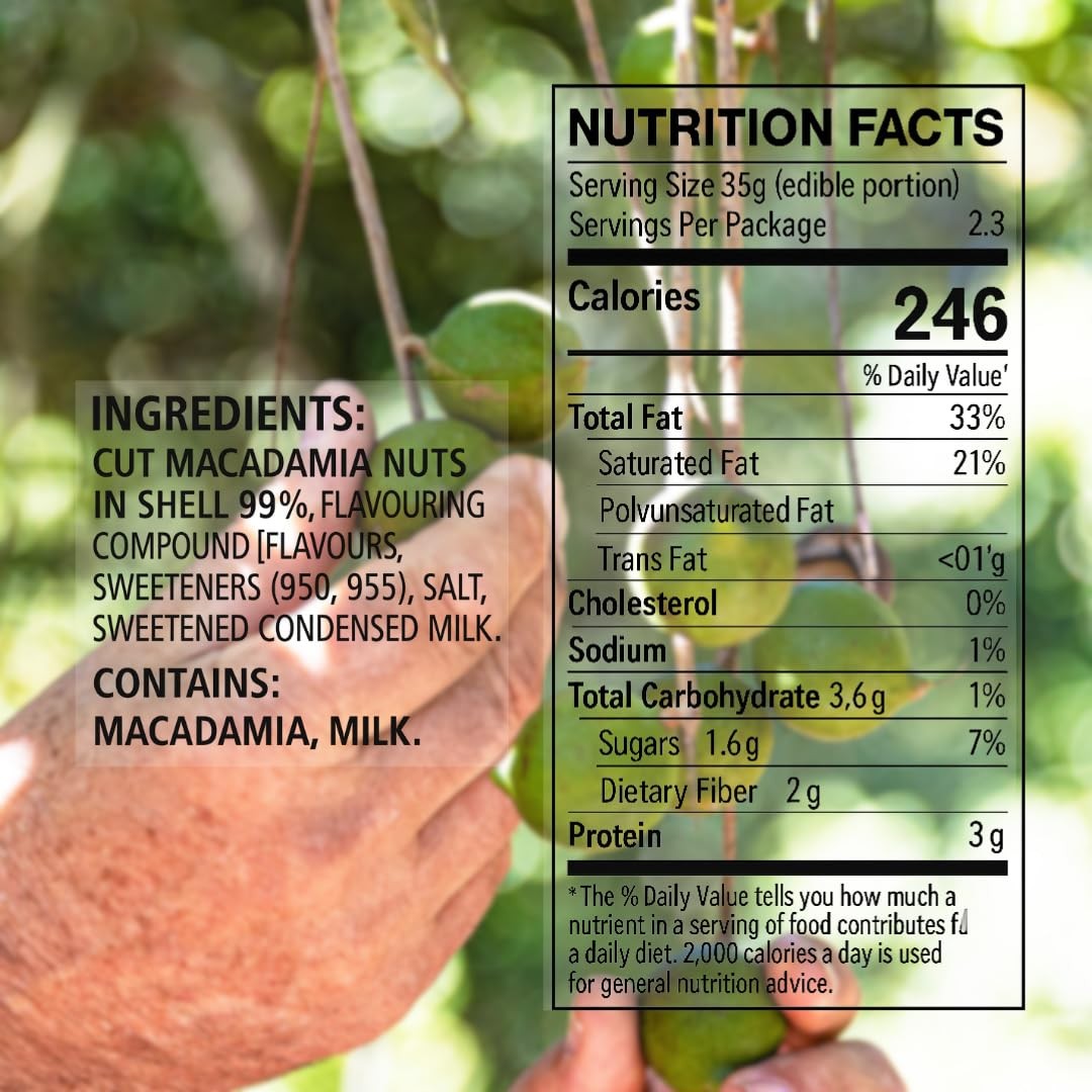 Golden Crunch In-Shell Macadamias 225g – Premium Australian Macadamia Nuts wi…