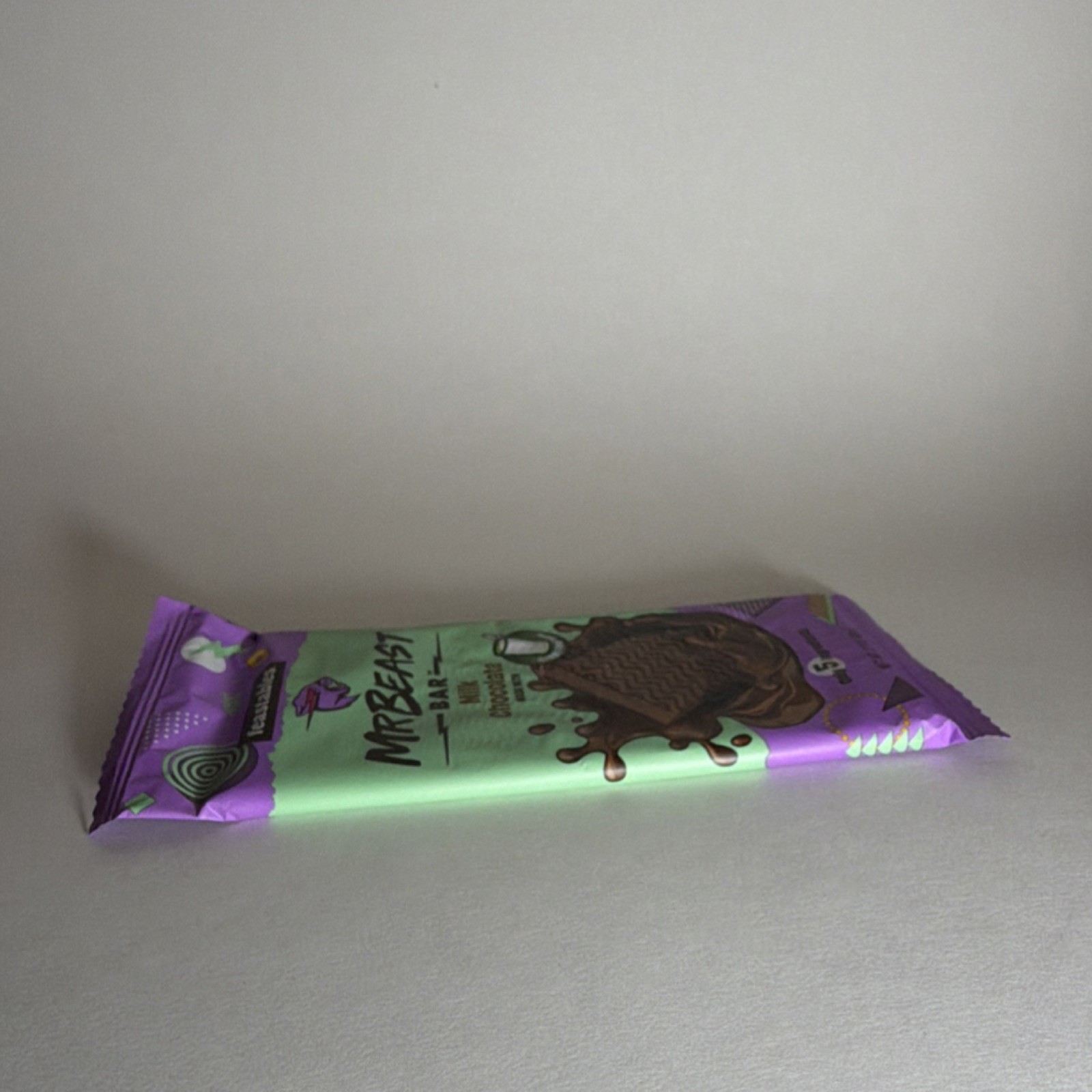 Feastables MrBeast Bar Milk Chocolate 2.1 oz (60g) 1 Pack Exp 23 (ORIGINAL BAR)