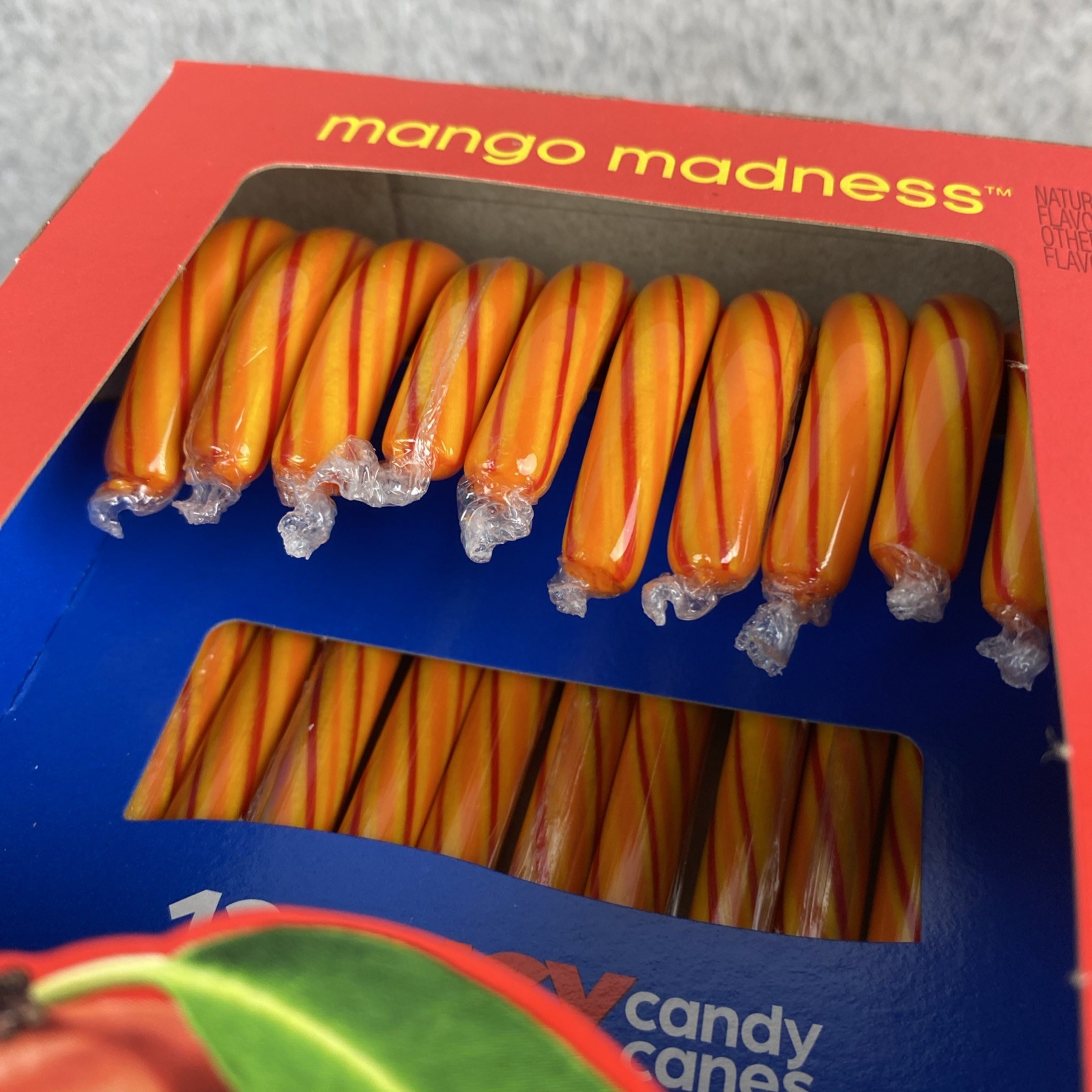 Snapple Candy Canes 12 Spicy Mango Madness Lot of 2 Boxes Christmas Candy NEW✅