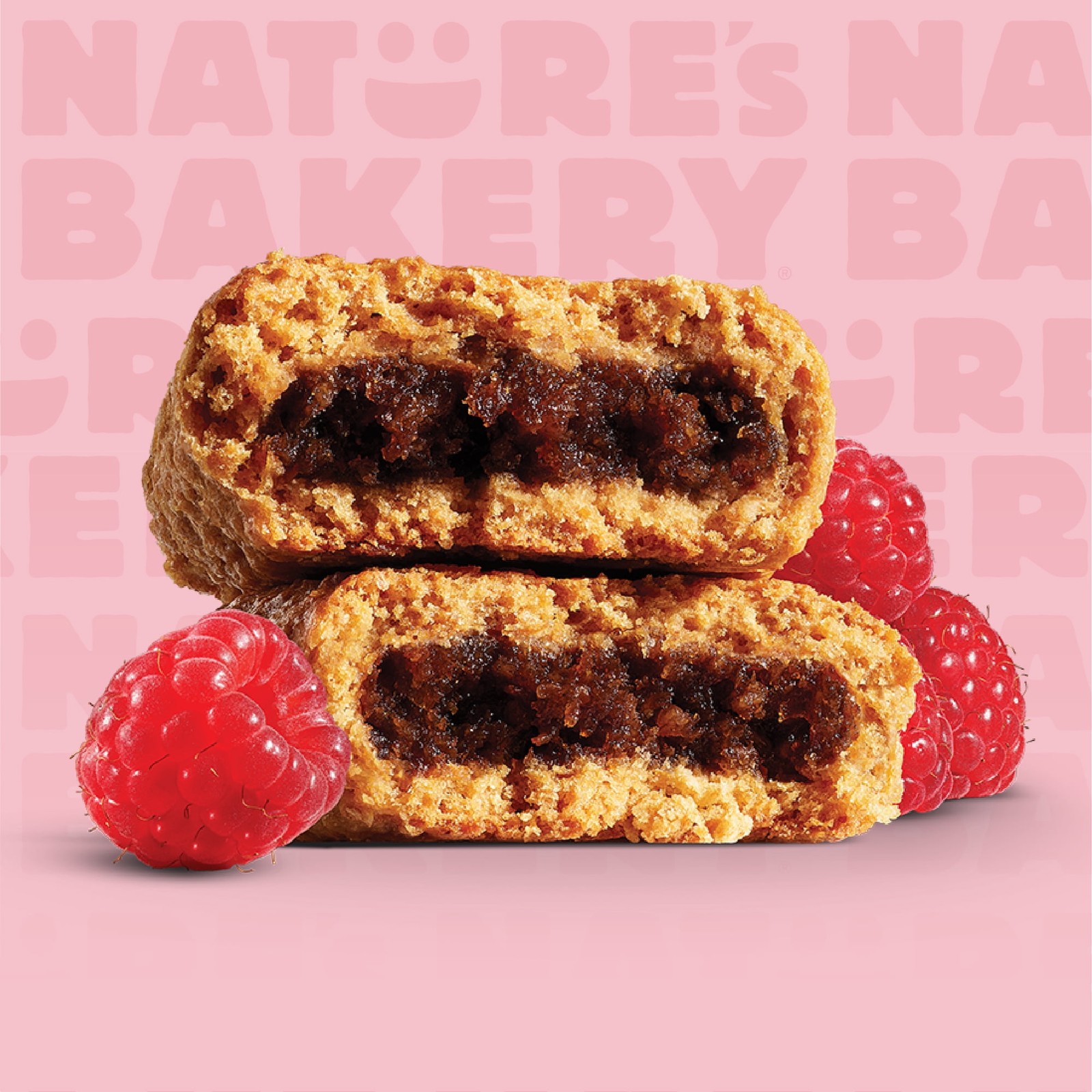 Nature’s Bakery Raspberry Fig Bars Snack, 10 Pack, 2 oz Each, Box