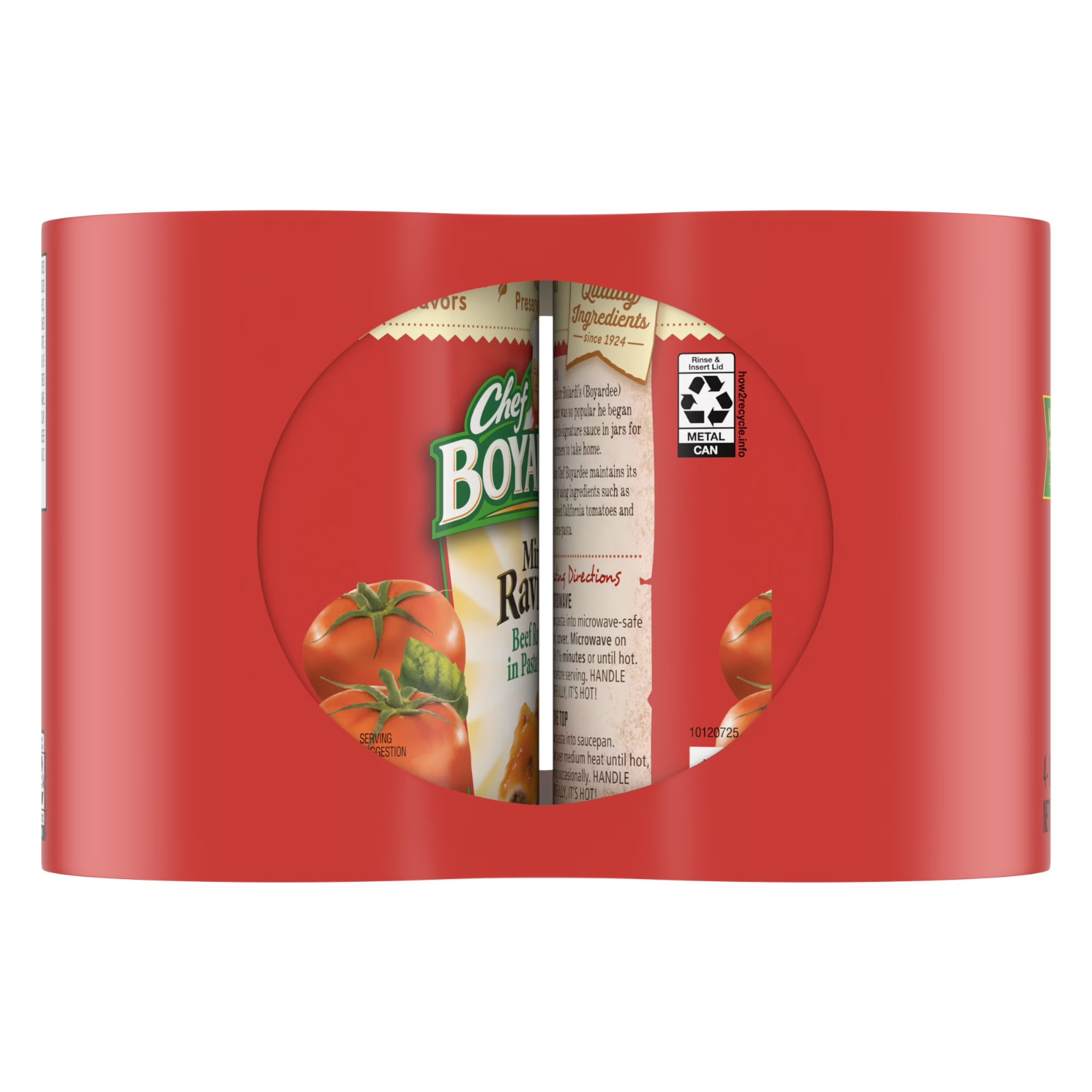 Chef Boyardee Beef Ravioli, 15 Oz, 4 Pack FREE SHIPPING