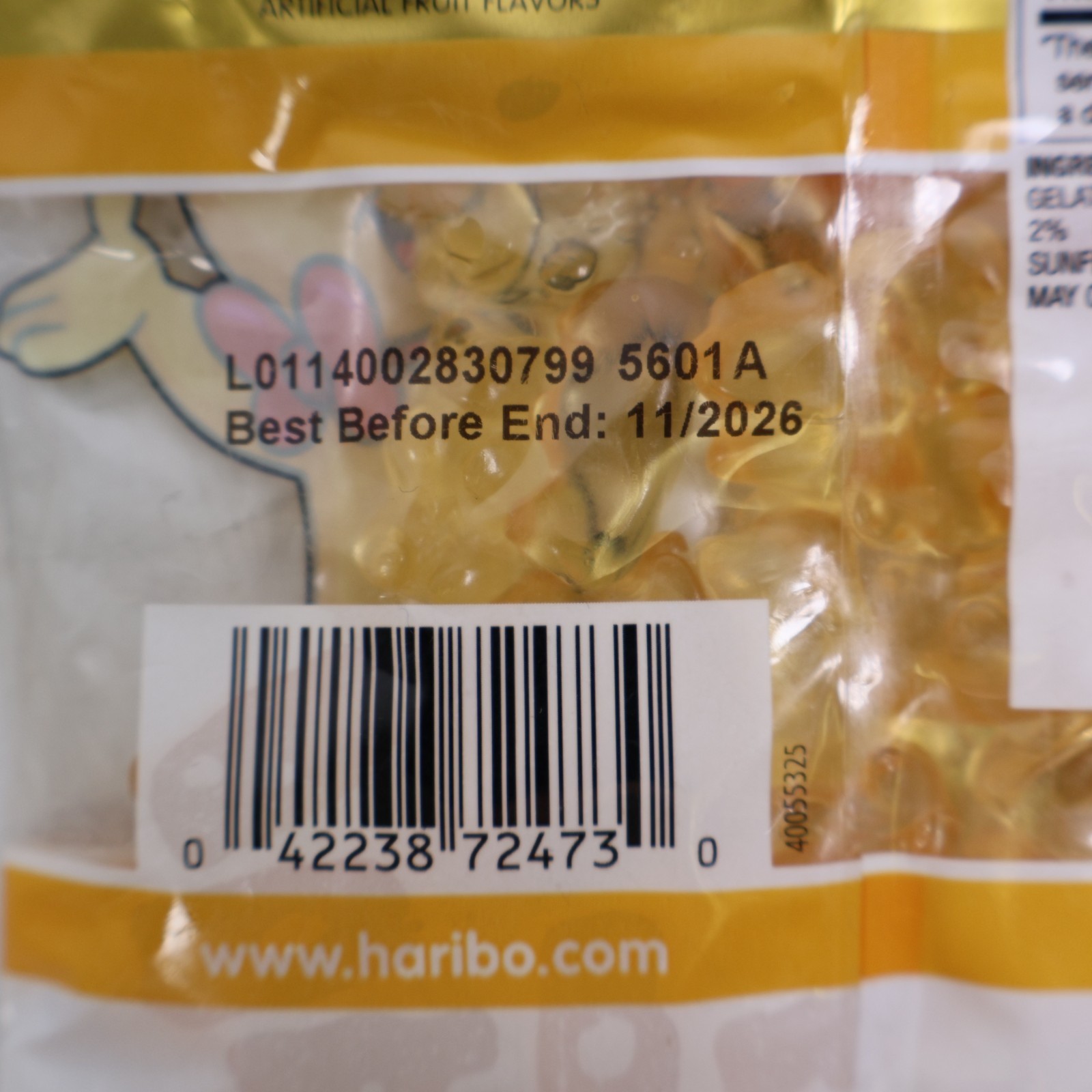 7 PACK Haribo Pineapple Goldbears Gummies 4 oz Limited Edition EXP 11/2026