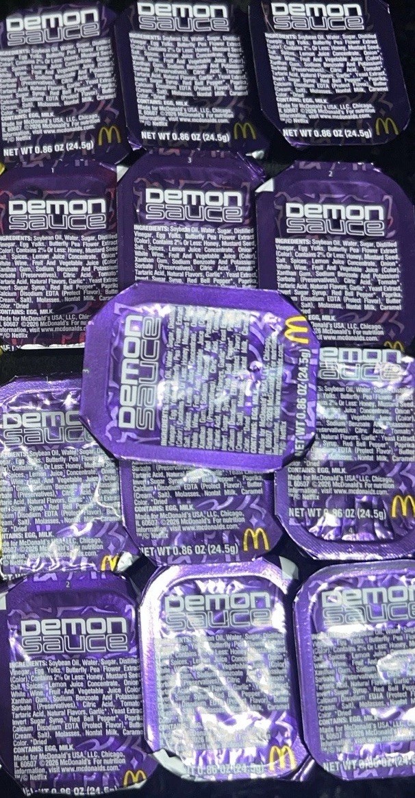 13-Pack McDonald’s Demon (Cajun) Dipping Sauce Cups 2026