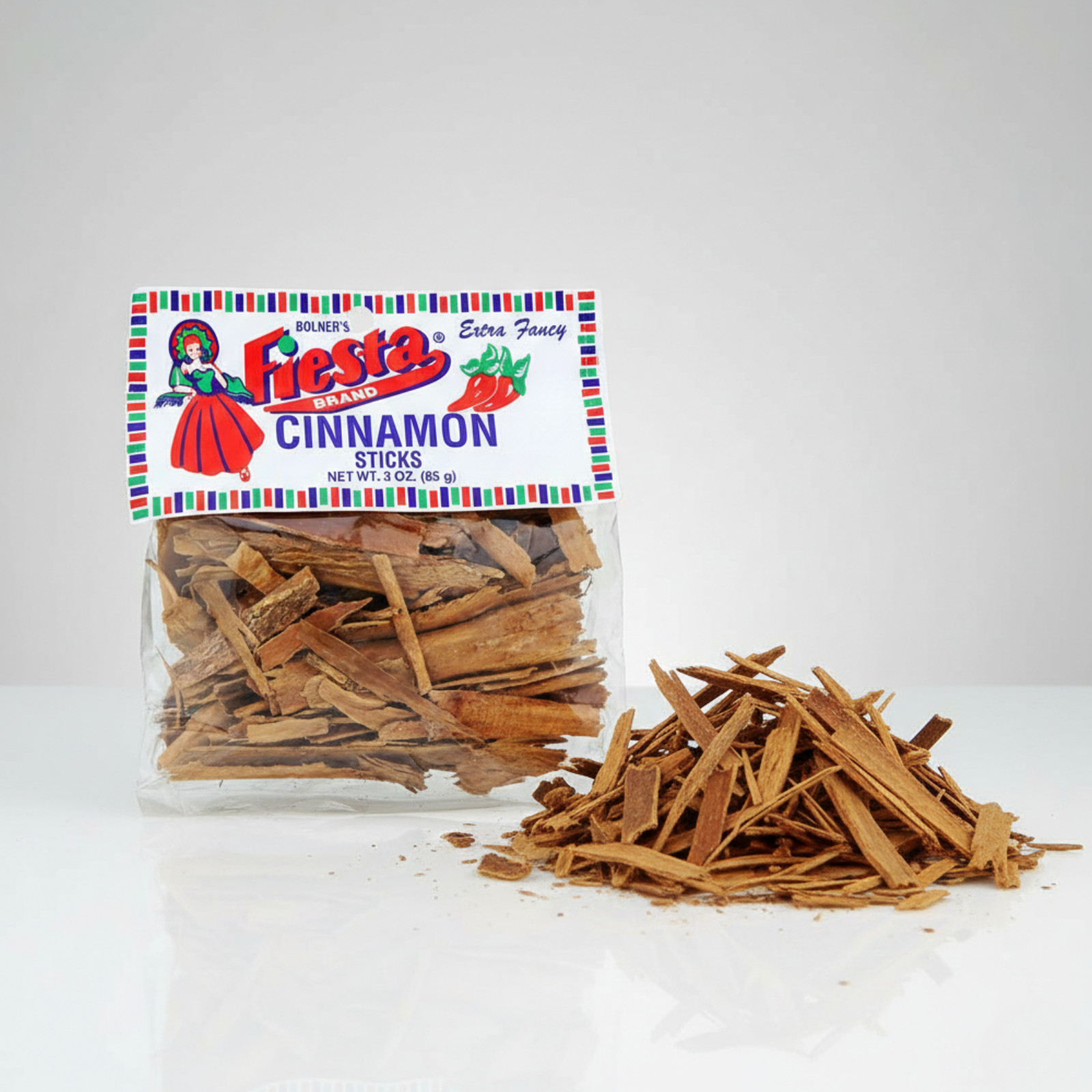Bolner’s Fiesta Cinnamon Sticks 3 oz Extra Fancy Sri Lankan True Cinnamon