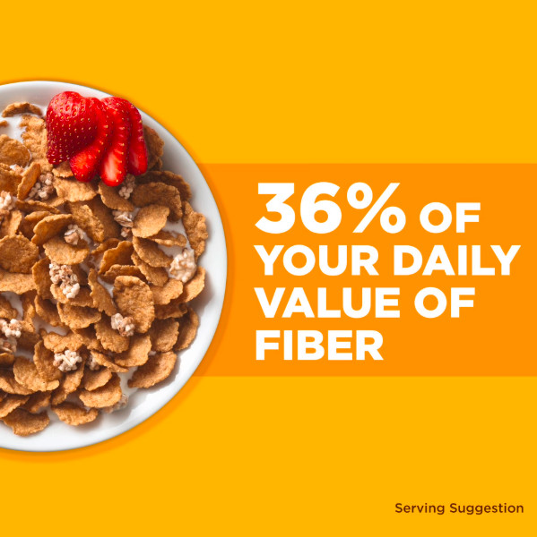 One Honey clusters breakfast cereal Fiber cereal Made With whole Grain 17.5 oz