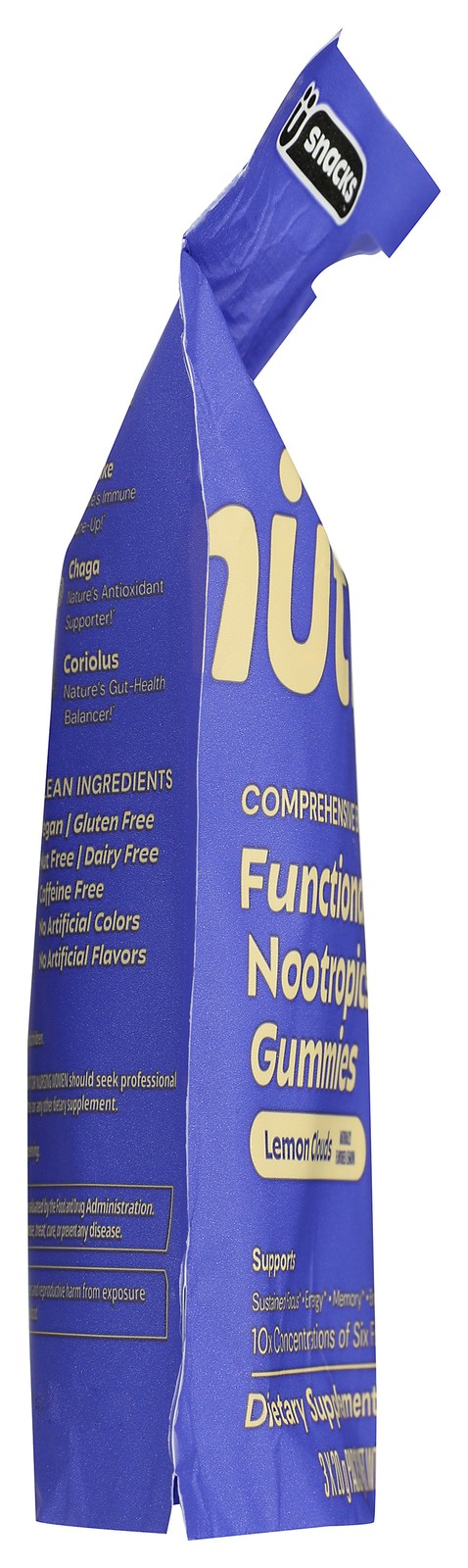 U Snacks Nutrops Brain Health Support Gummies 3 Dietary Supplement 1Bag 1 Pack