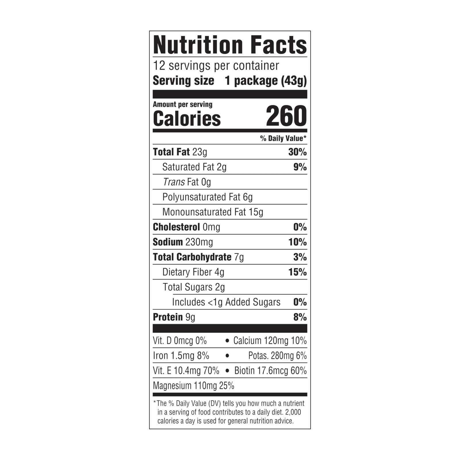 , Smokehouse Flavored Snack Nuts, Single Serve Bags (1.5 Oz. Tubes, Pack of 12)
