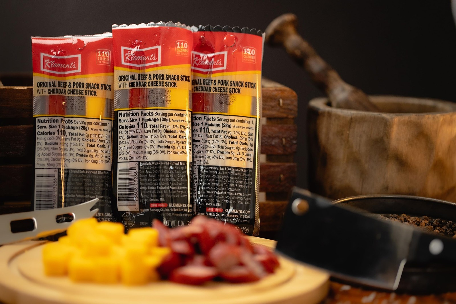 Meat & Cheese Sticks Sampler | Birthday Gifts for Men | 26pc Meat Sticks Vari…