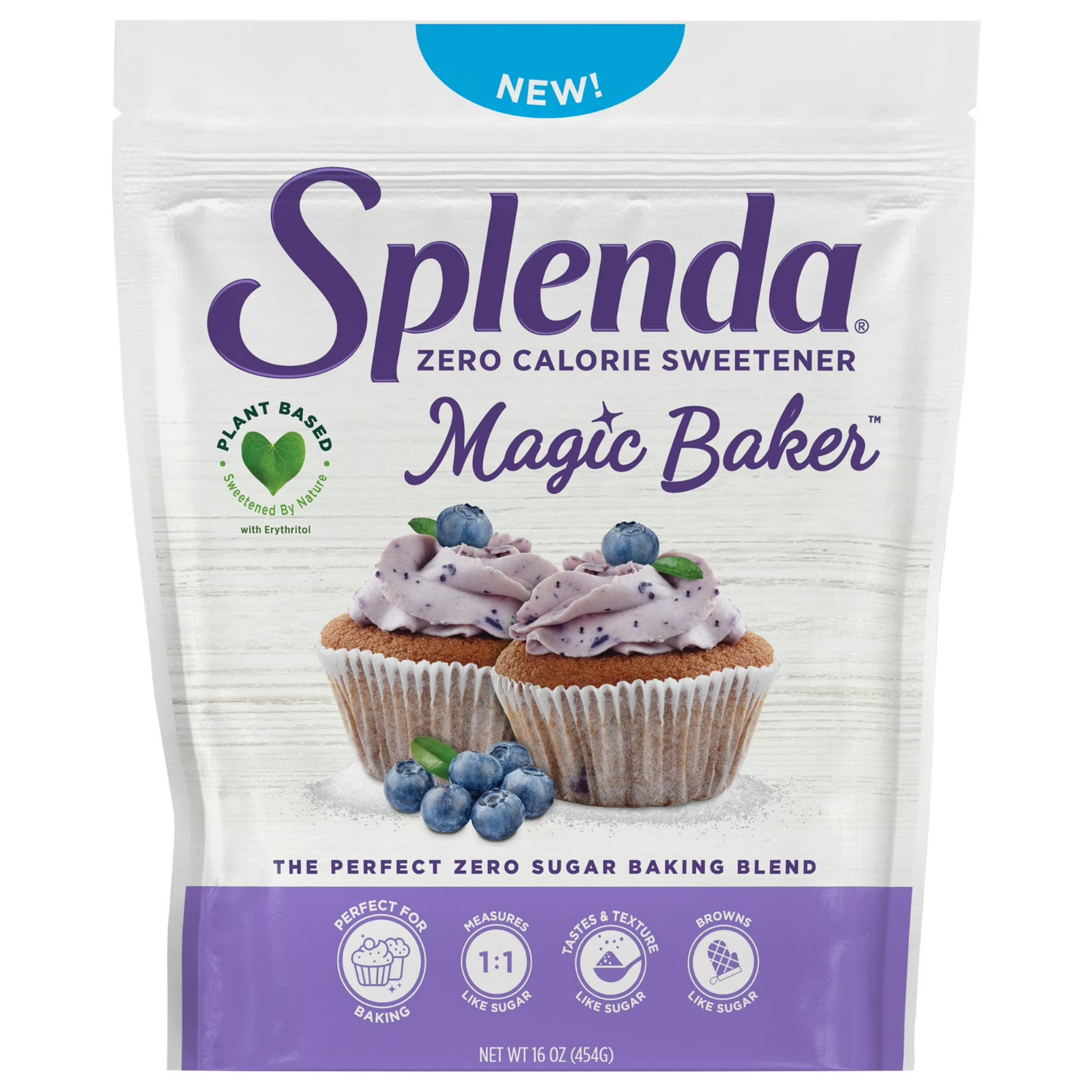 Splenda Magic Baker Zero Calorie Granulated Sugar Substitute, 16 oz