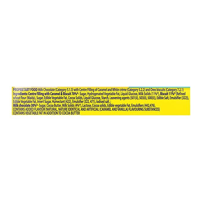 Oreo Chocolate Bar, Caramel, Cadbury 5 Star Oreo (24 unit) each 42g, Fast Ship