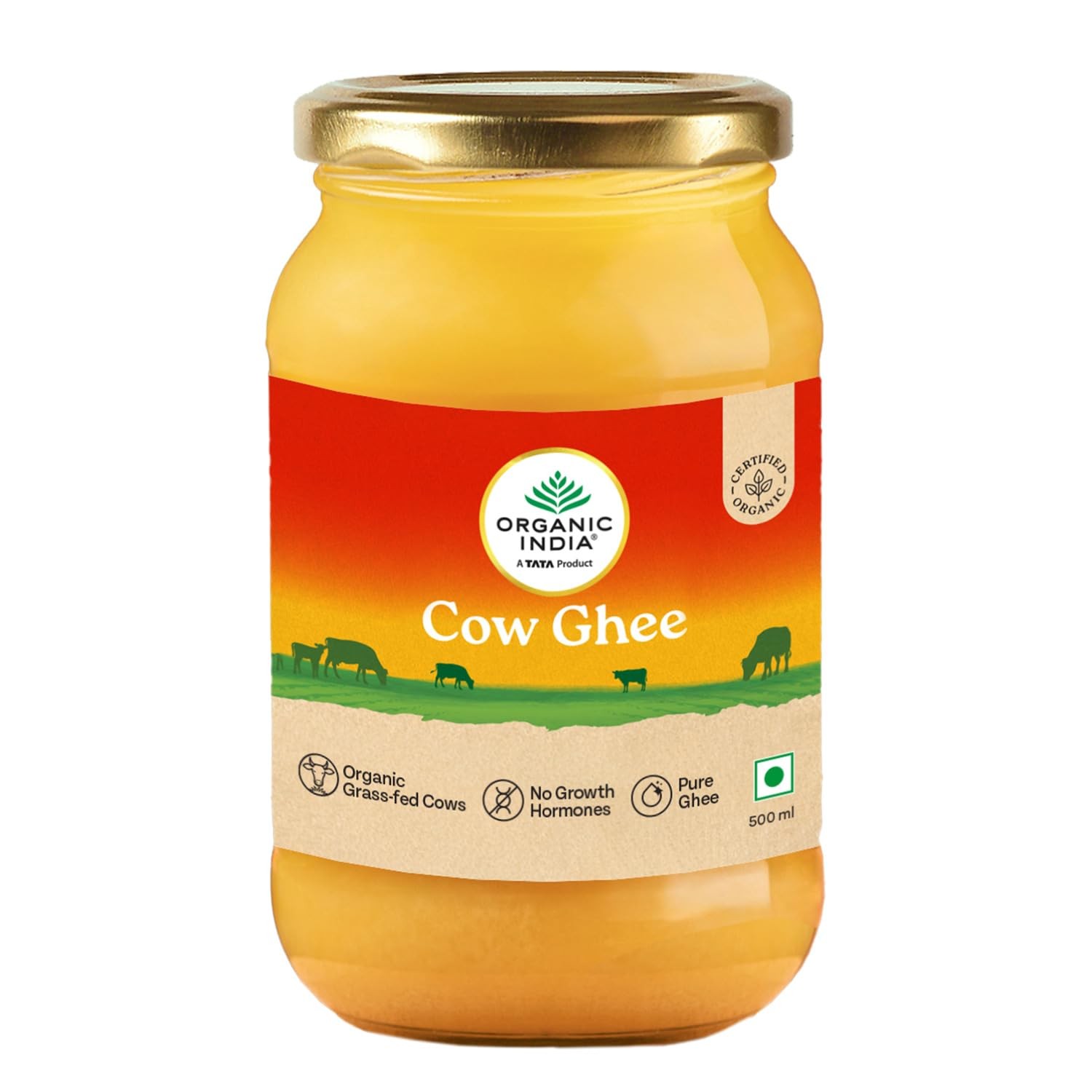 Organic India Cow Ghee 500ml