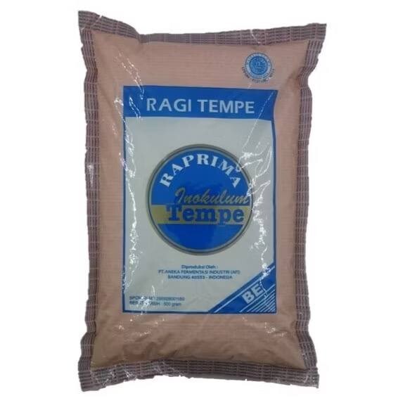 (1 x 500g) RAPRIMA TEMPEH RAGI TEMPE Starter Inoculum Tempeh Soya Protein