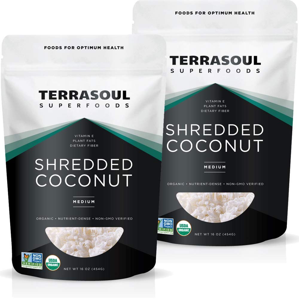 Organic Coconut Flakes, 2 Lbs (2 Pack) – Medium Flakes | Unsweetened | Perfec…