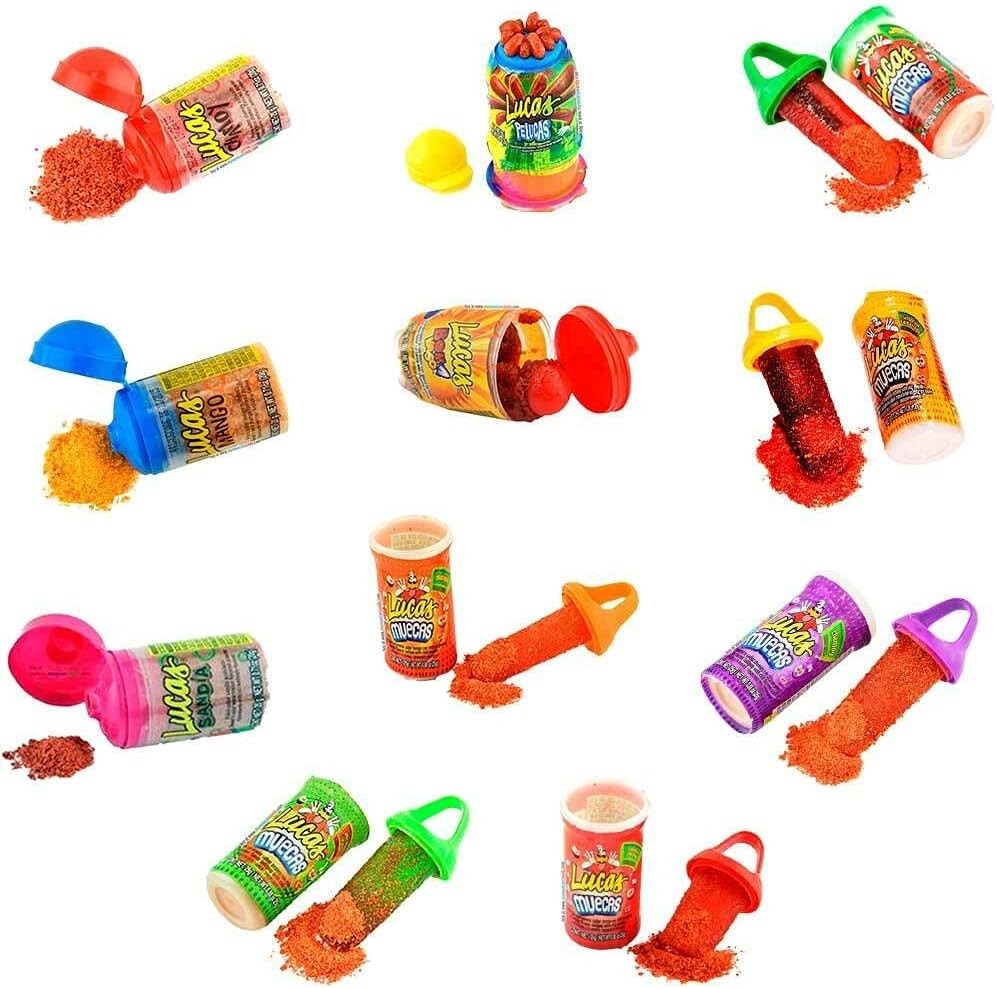 Assorted Lucas Mexican Candy 14 Count – Sweet, Sour, and Spicy Selection