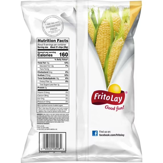 NEW Fritos Chili Cheese Corn Chips 9.25 Oz Bag Crunchy Snack Chips Fresh Sealed