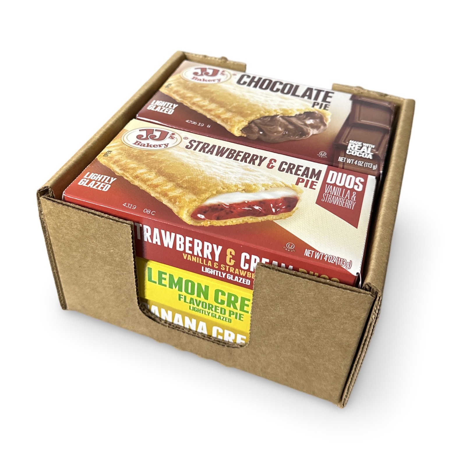 JJ’s Bakery Cream Pie Variety Pack by 6 Flavors | 6 Pack